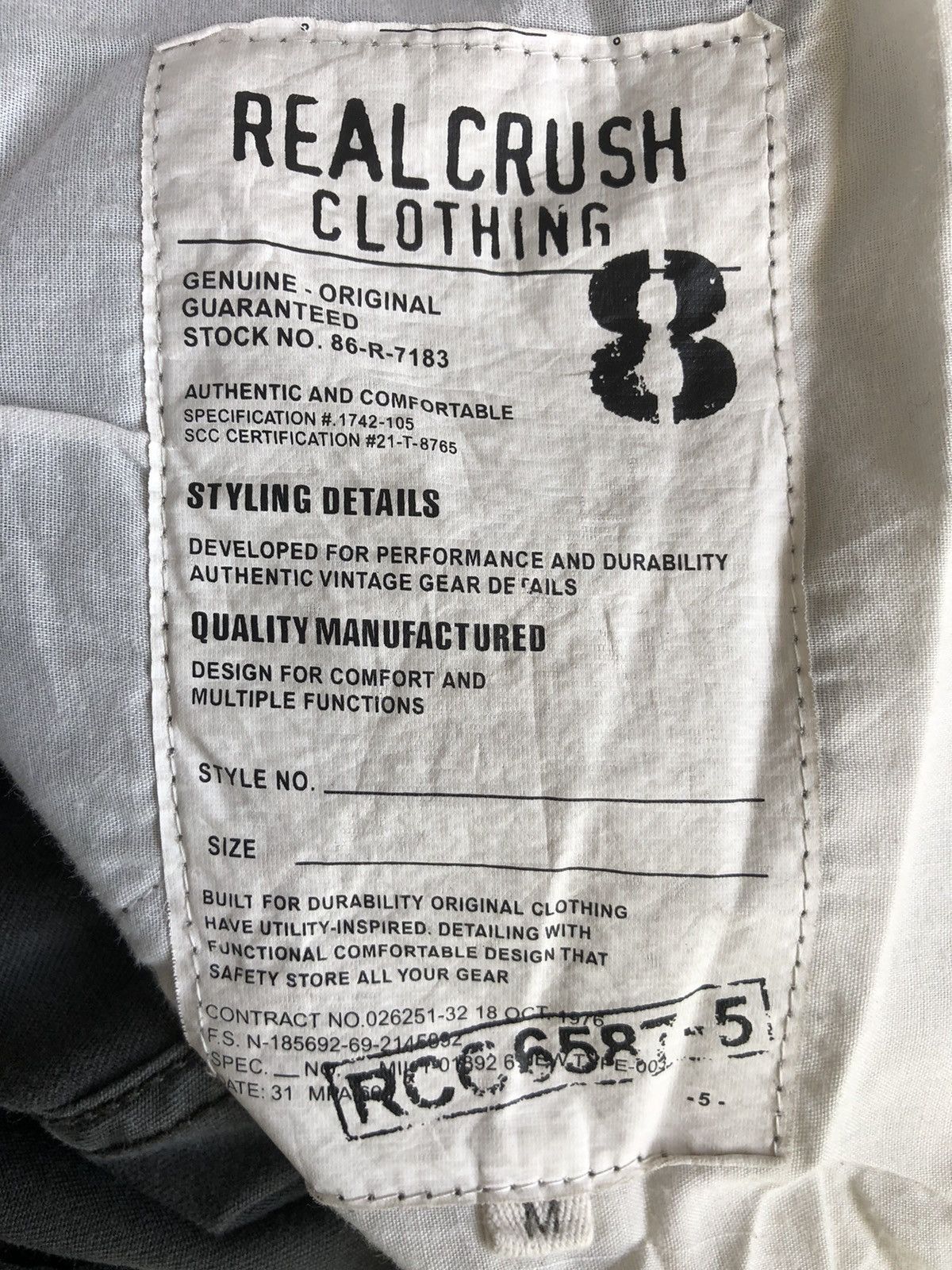 Japanese Brand real crush parachute cargo pants multipocket tactical Size US 30 / EU 46 - 19 Thumbnail