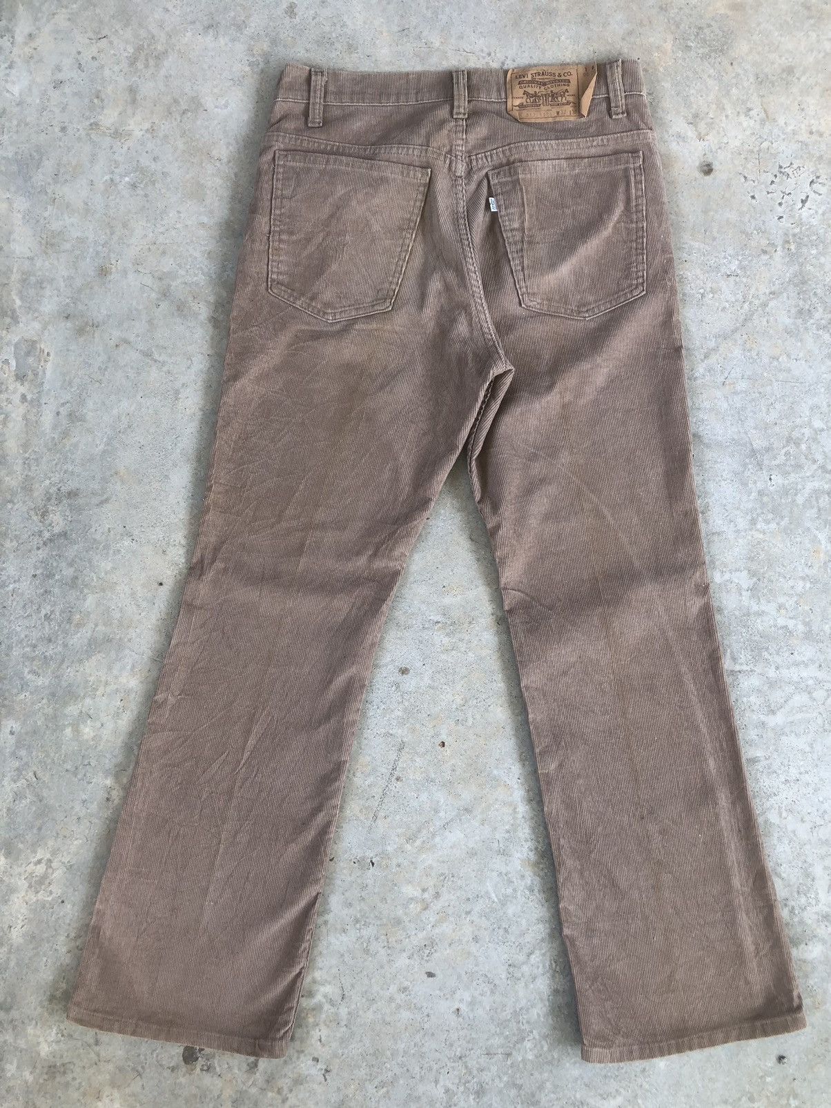 If Six Was Nine Vintage 80’s Levi’s Corduroy Pants Flared Jeans 517 Size US 31 - 2 Thumbnail