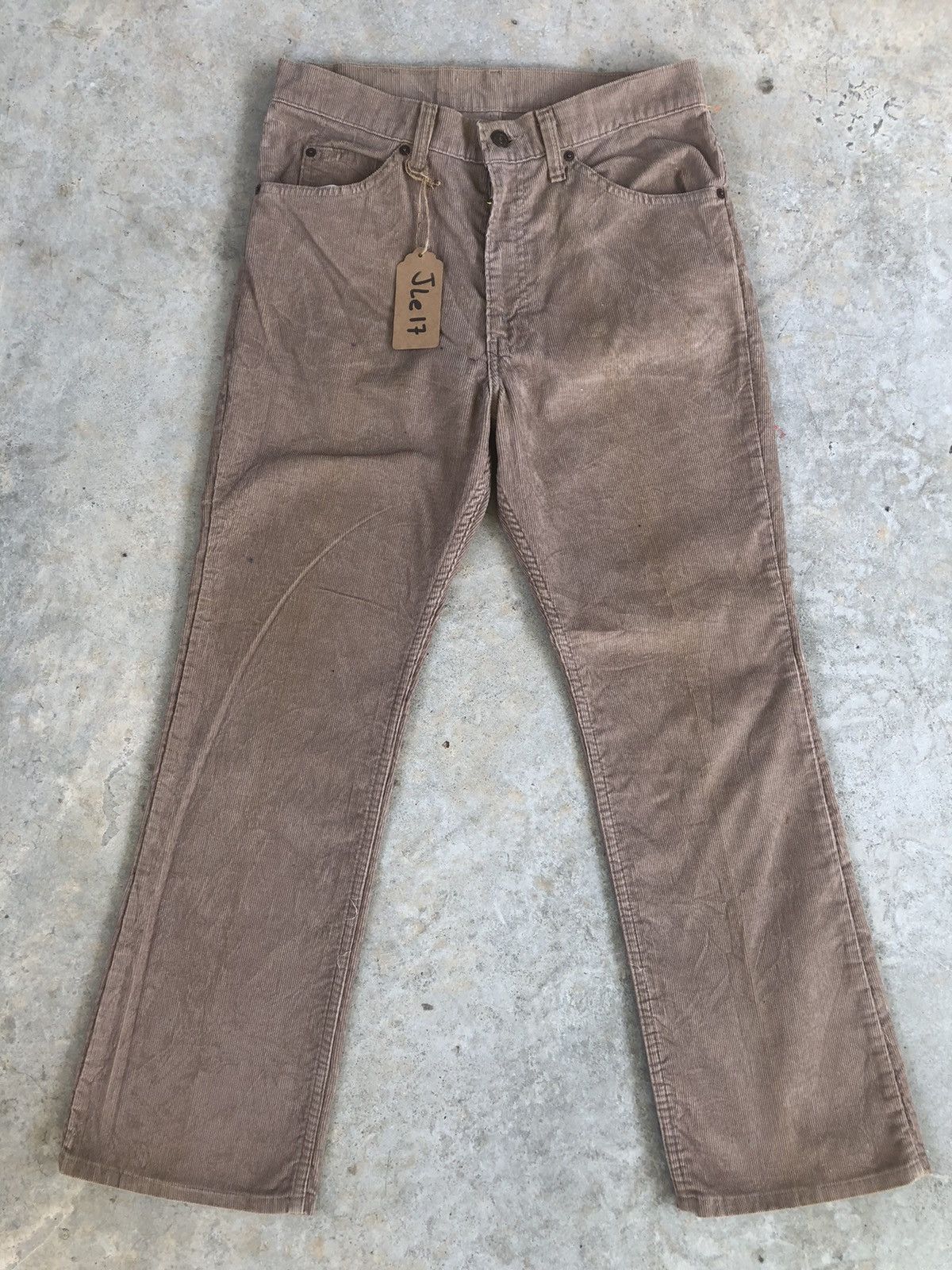 If Six Was Nine Vintage 80’s Levi’s Corduroy Pants Flared Jeans 517 Size US 31 - 1 Thumbnail
