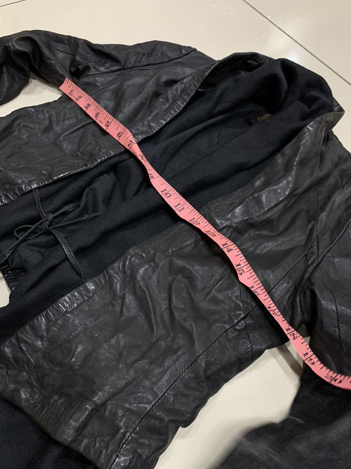 Other IMPROVD LAMBSKIN LEATHER SCARF JACKET Size S / US 4 / IT 40 - 4 Thumbnail