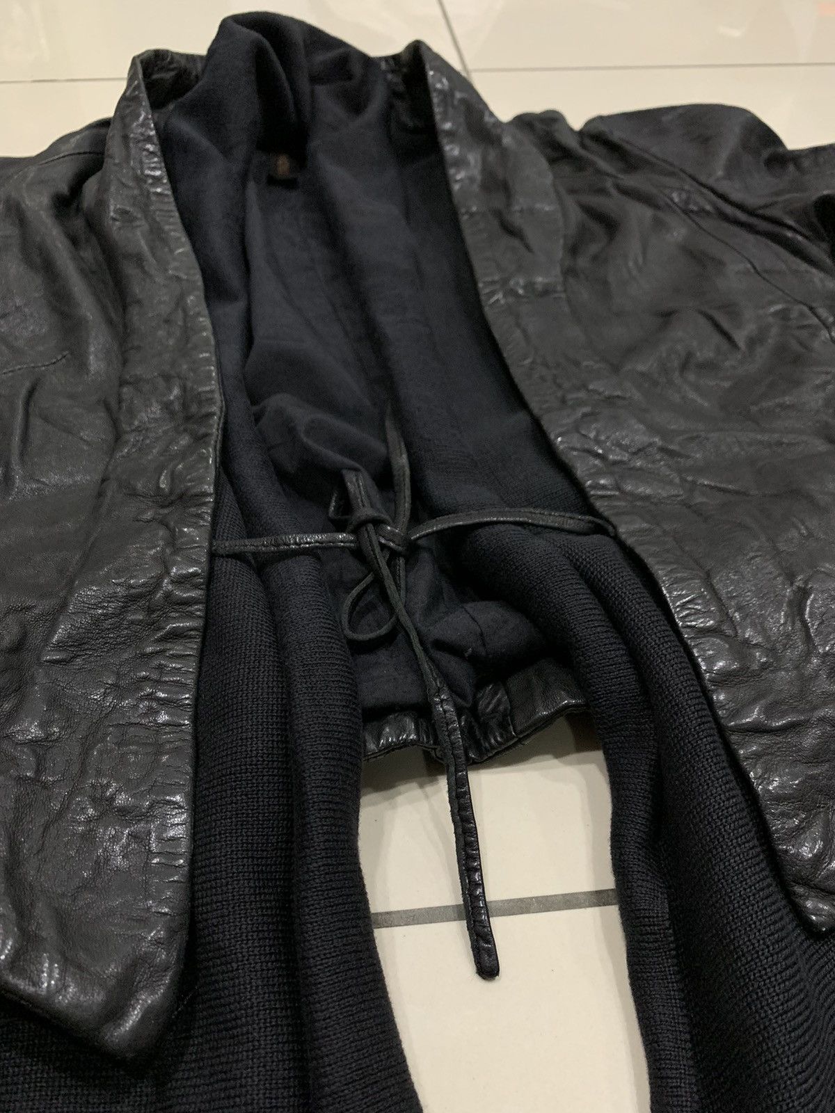 Other IMPROVD LAMBSKIN LEATHER SCARF JACKET Size S / US 4 / IT 40 - 6 Thumbnail