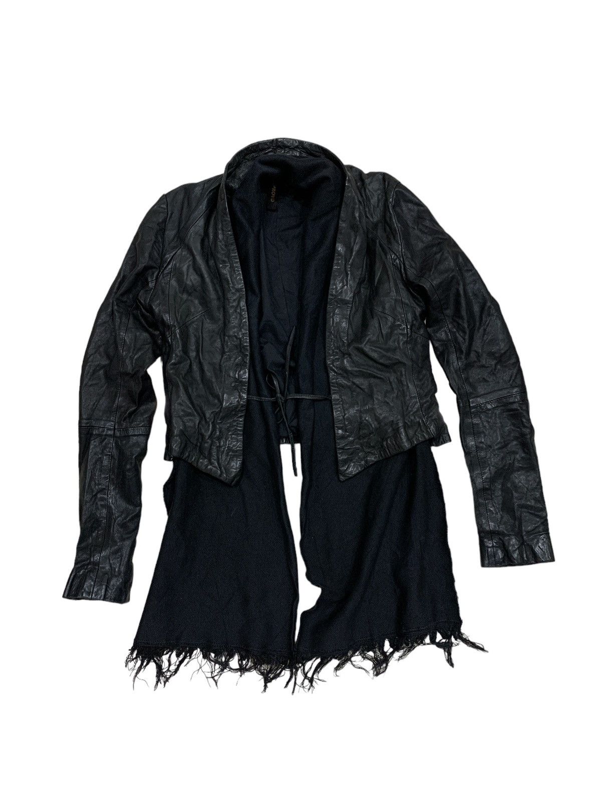 Other IMPROVD LAMBSKIN LEATHER SCARF JACKET Size S / US 4 / IT 40 - 1 Thumbnail