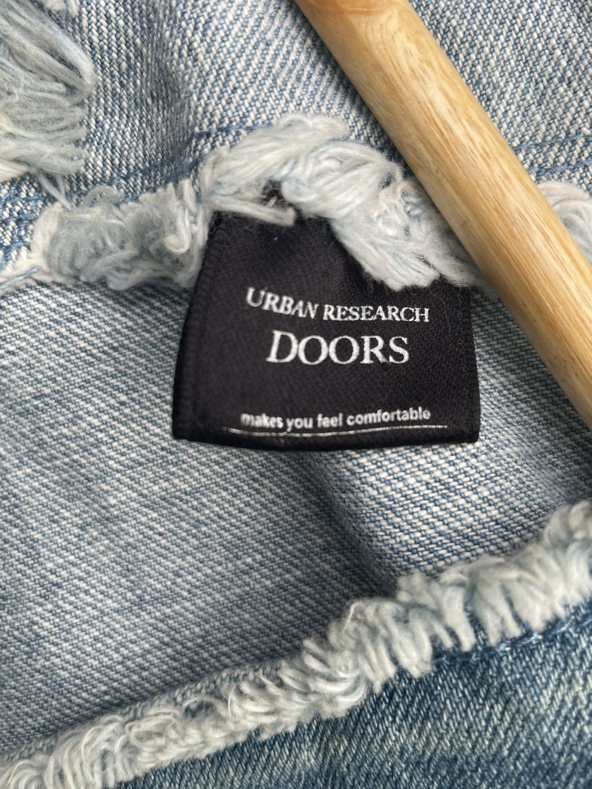 Japanese Brand × URBAN RESEARCH DOORS Urban Research Doors Custom Denim Jacket Size US L / EU 52-54 / 3 - 13 Thumbnail