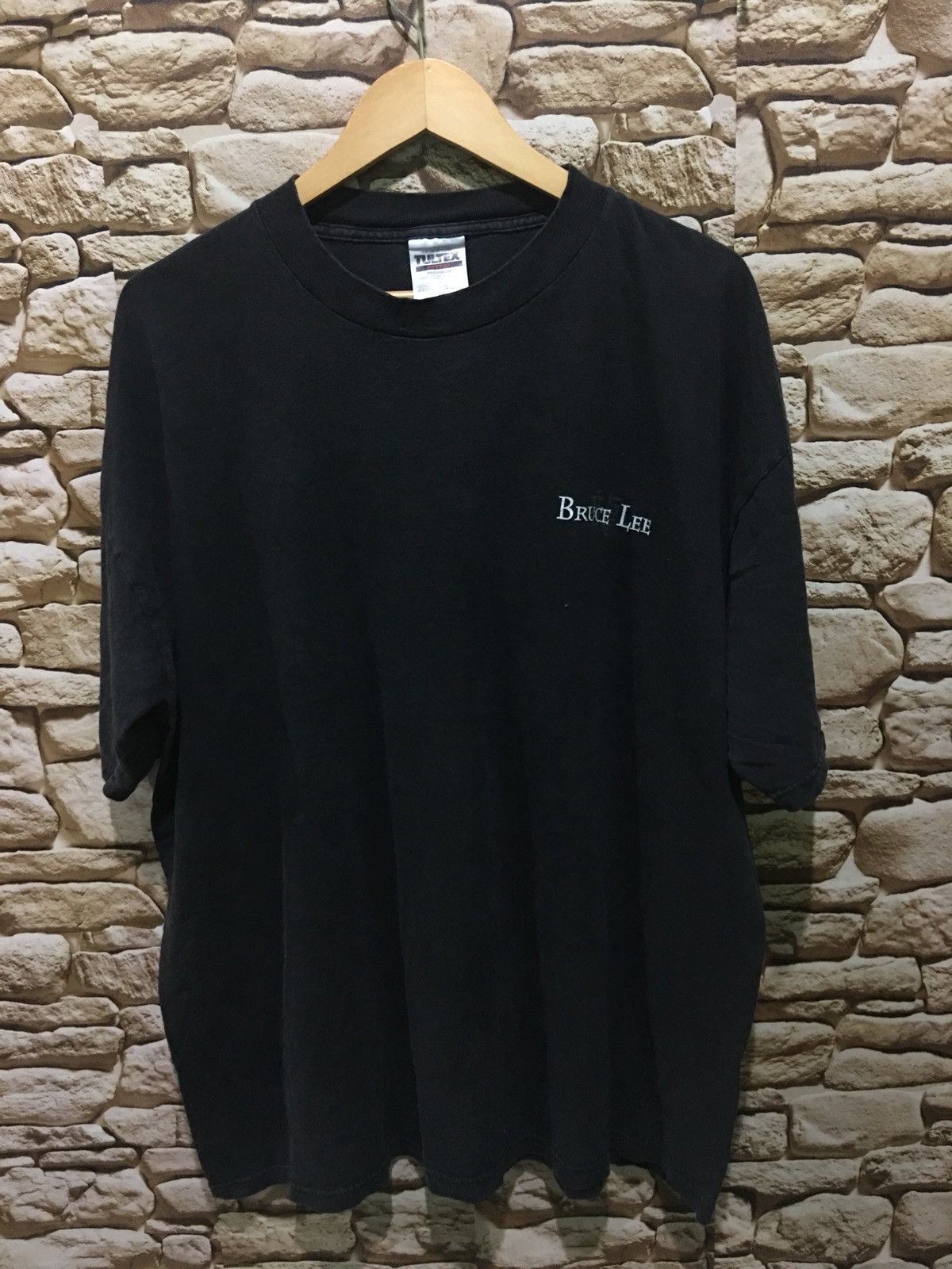 Vintage Vintage 90s Bruce Lee movie film Graphic Black T Shirt Size US XXL / EU 58 / 5 - 2 Thumbnail