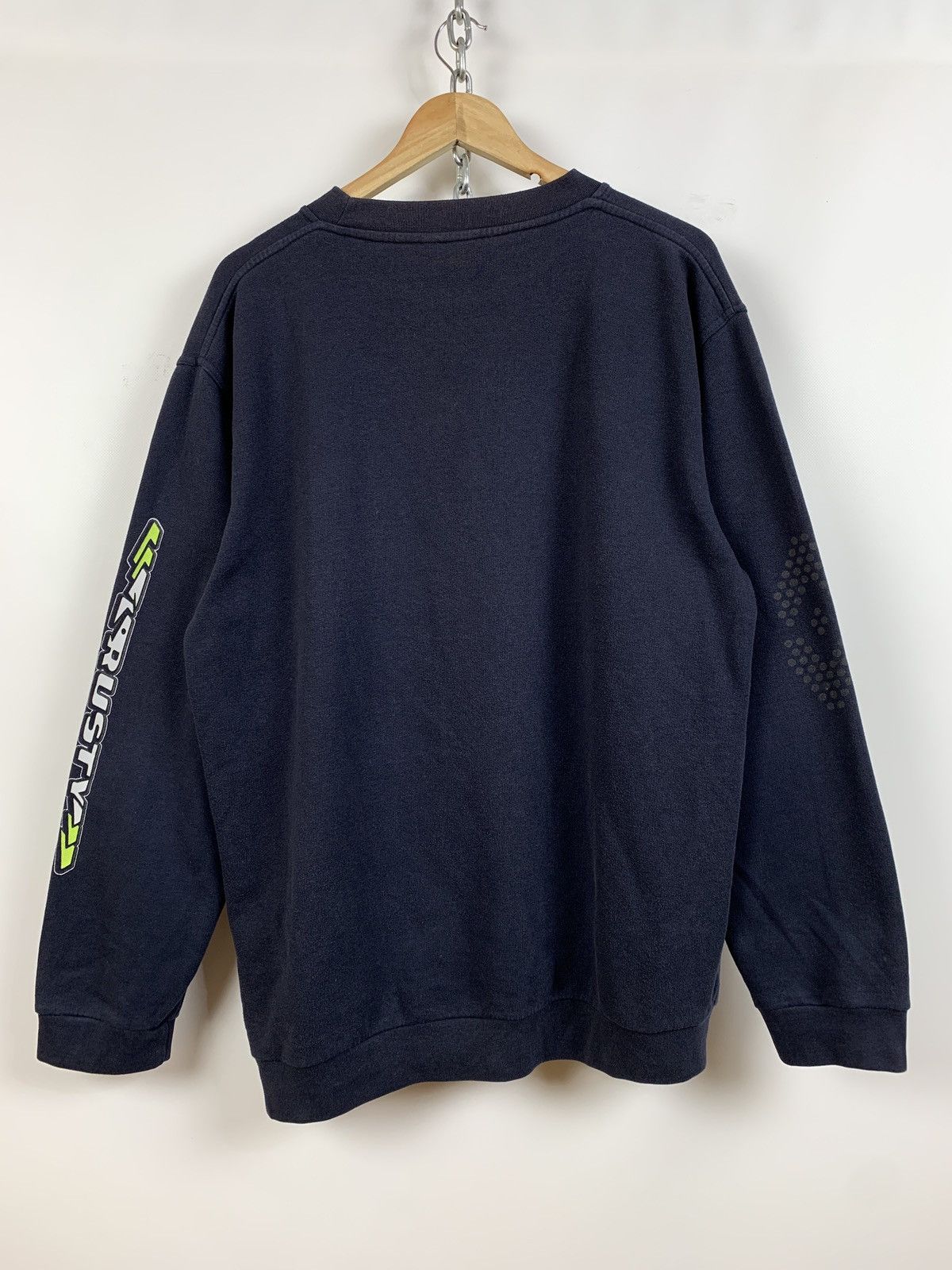 Rusty Vintage Rusty Surfboards Reflective Navy Blue Sweatshirt Size US L / EU 52-54 / 3 - 2 Thumbnail