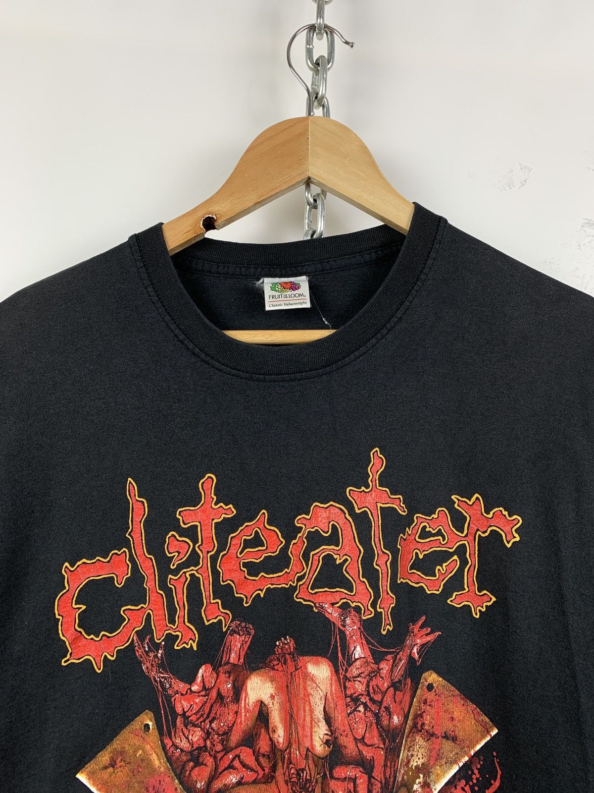 Band Tees Vintage Cliteater Scream Bloody Clit Crazy Band T-Shirt Size US XL / EU 56 / 4 - 6 Thumbnail