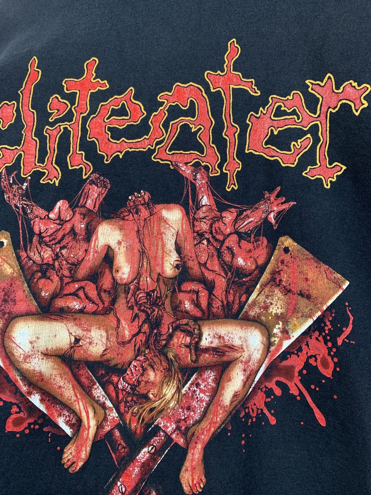 Band Tees Vintage Cliteater Scream Bloody Clit Crazy Band T-Shirt Size US XL / EU 56 / 4 - 11 Thumbnail