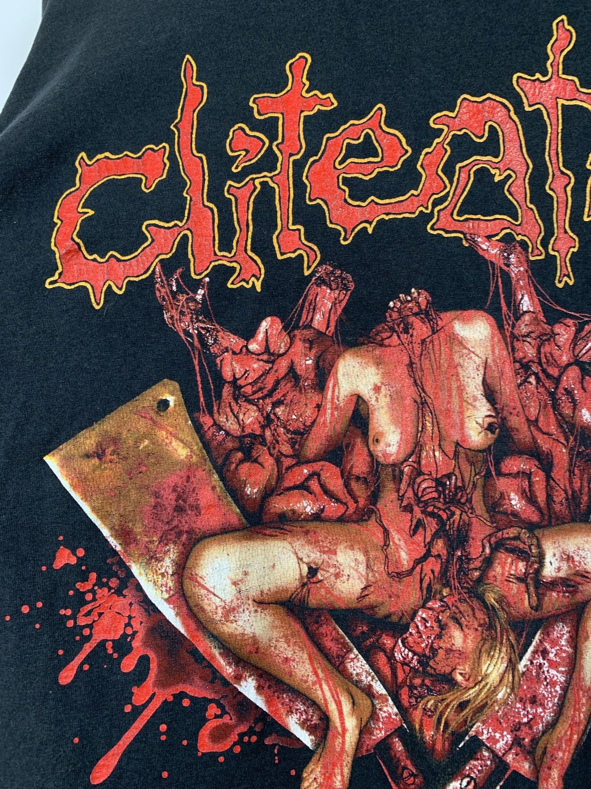 Band Tees Vintage Cliteater Scream Bloody Clit Crazy Band T-Shirt Size US XL / EU 56 / 4 - 9 Thumbnail