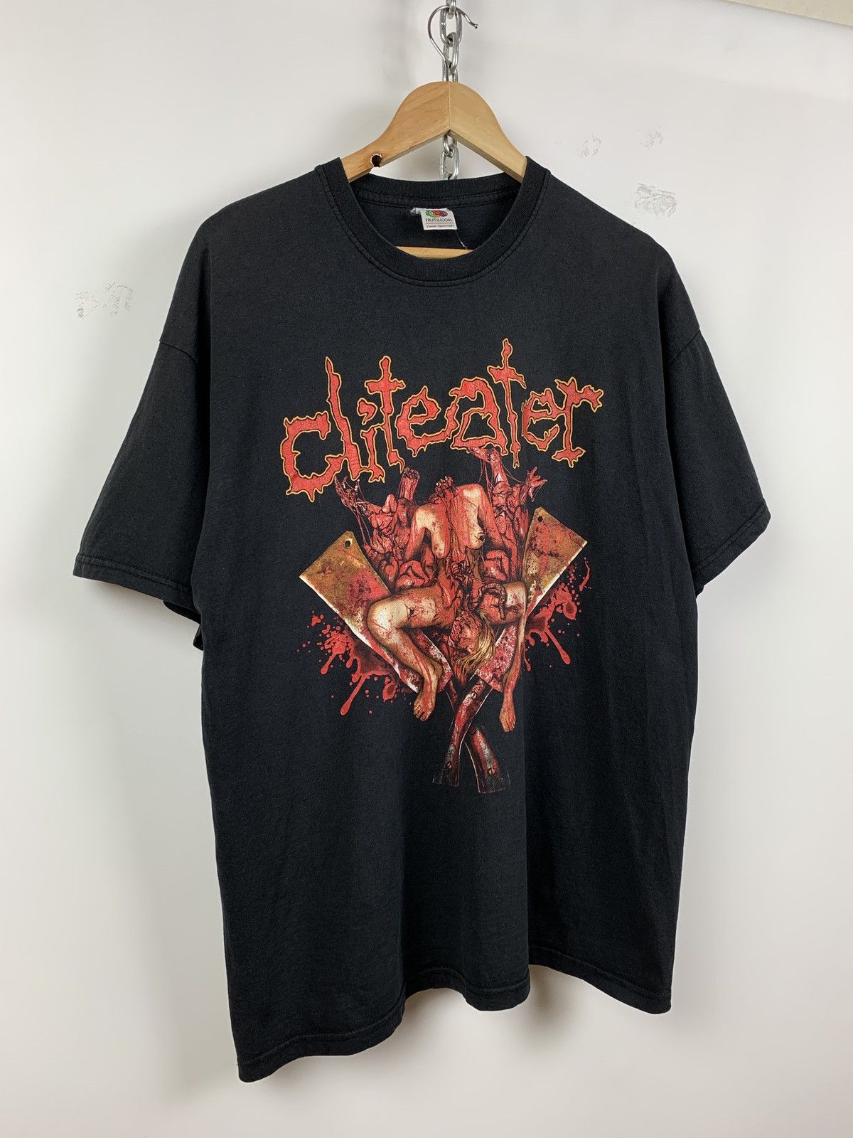 Band Tees Vintage Cliteater Scream Bloody Clit Crazy Band T-Shirt Size US XL / EU 56 / 4 - 4 Thumbnail