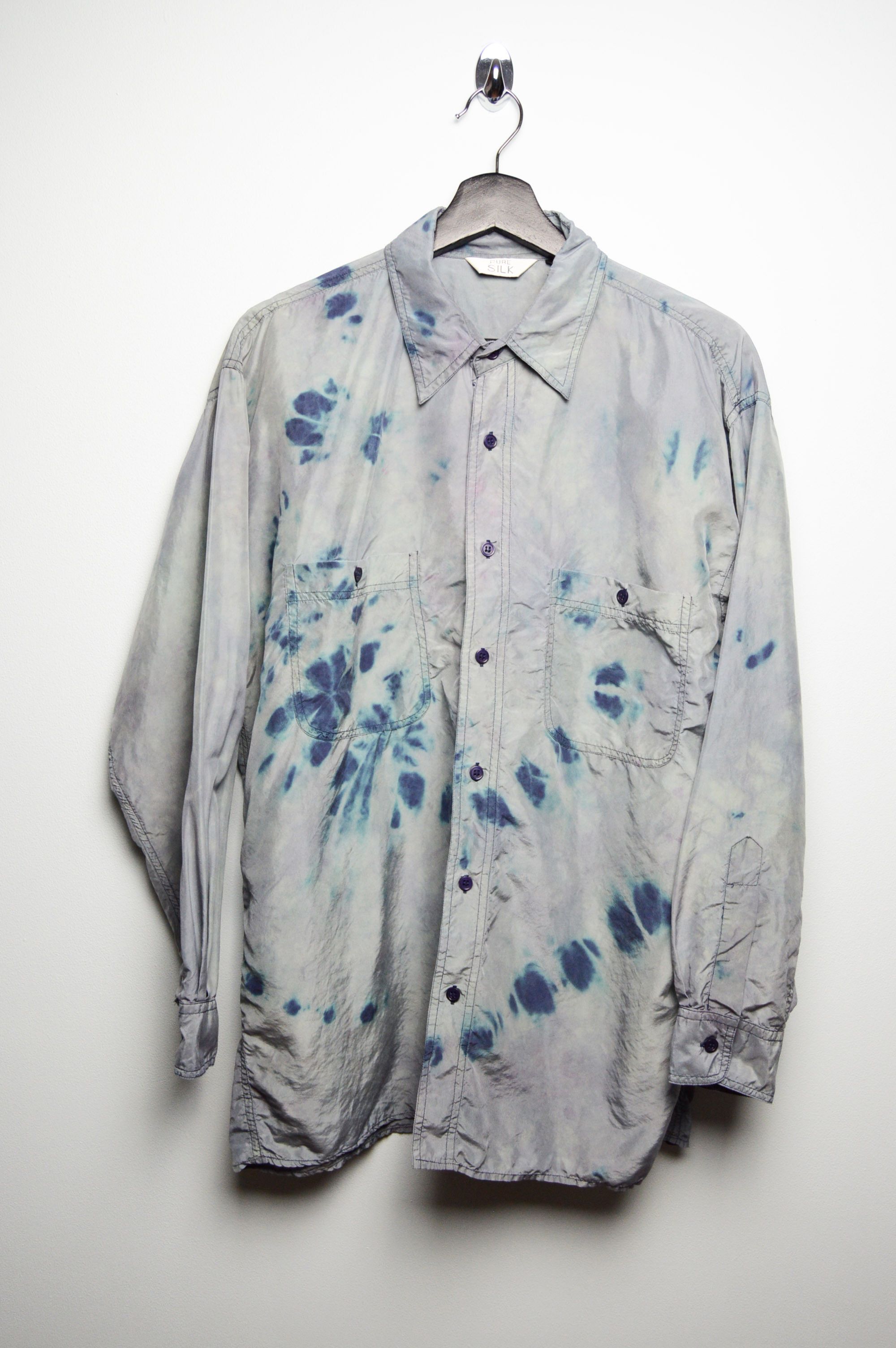 Seditionaries silk shimmer tie dye handmade shirt Size US M / EU 48-50 / 2 - 1 Thumbnail