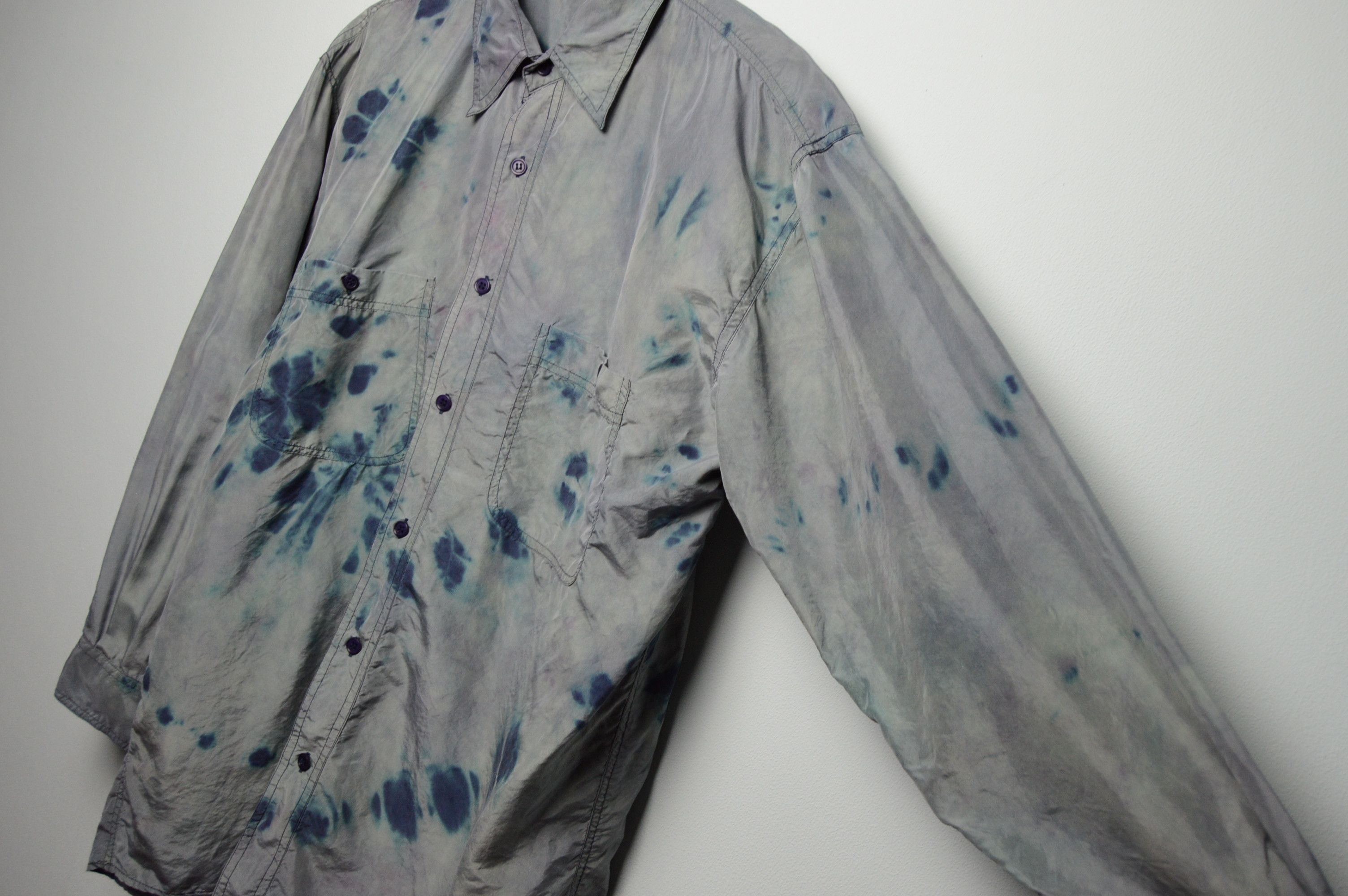 Seditionaries silk shimmer tie dye handmade shirt Size US M / EU 48-50 / 2 - 8 Thumbnail