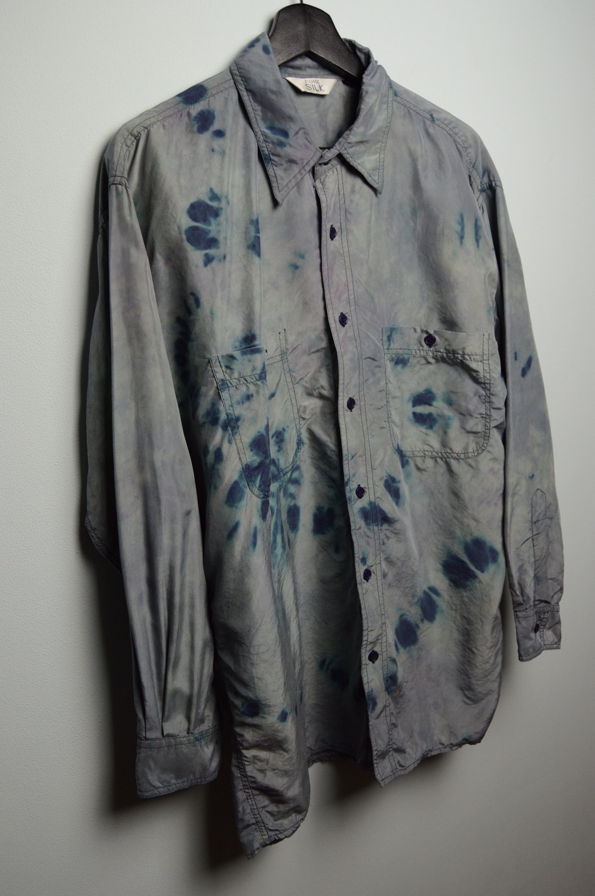 Seditionaries silk shimmer tie dye handmade shirt Size US M / EU 48-50 / 2 - 6 Thumbnail
