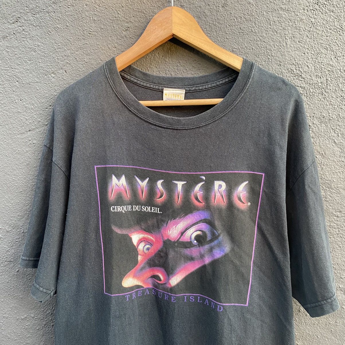 Vintage Thrashed Faded Vintage Y2K Mystere ERD GRUNGE TEE Size US XL / EU 56 / 4 - 2 Thumbnail