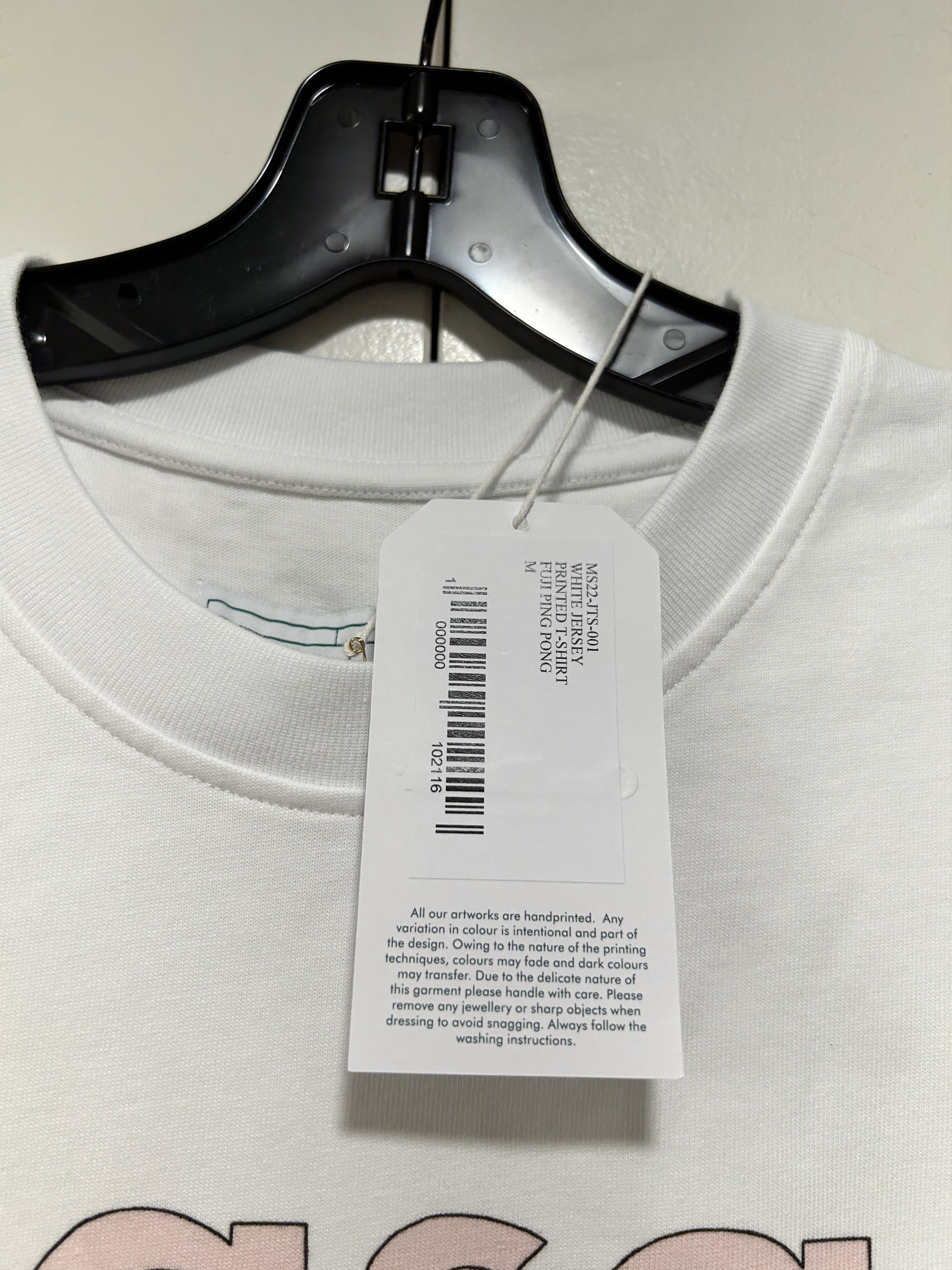 Casablanca Casablanca Printed Tee Fuji Ping Pong size Medium white Size US M / EU 48-50 / 2 - 3 Thumbnail