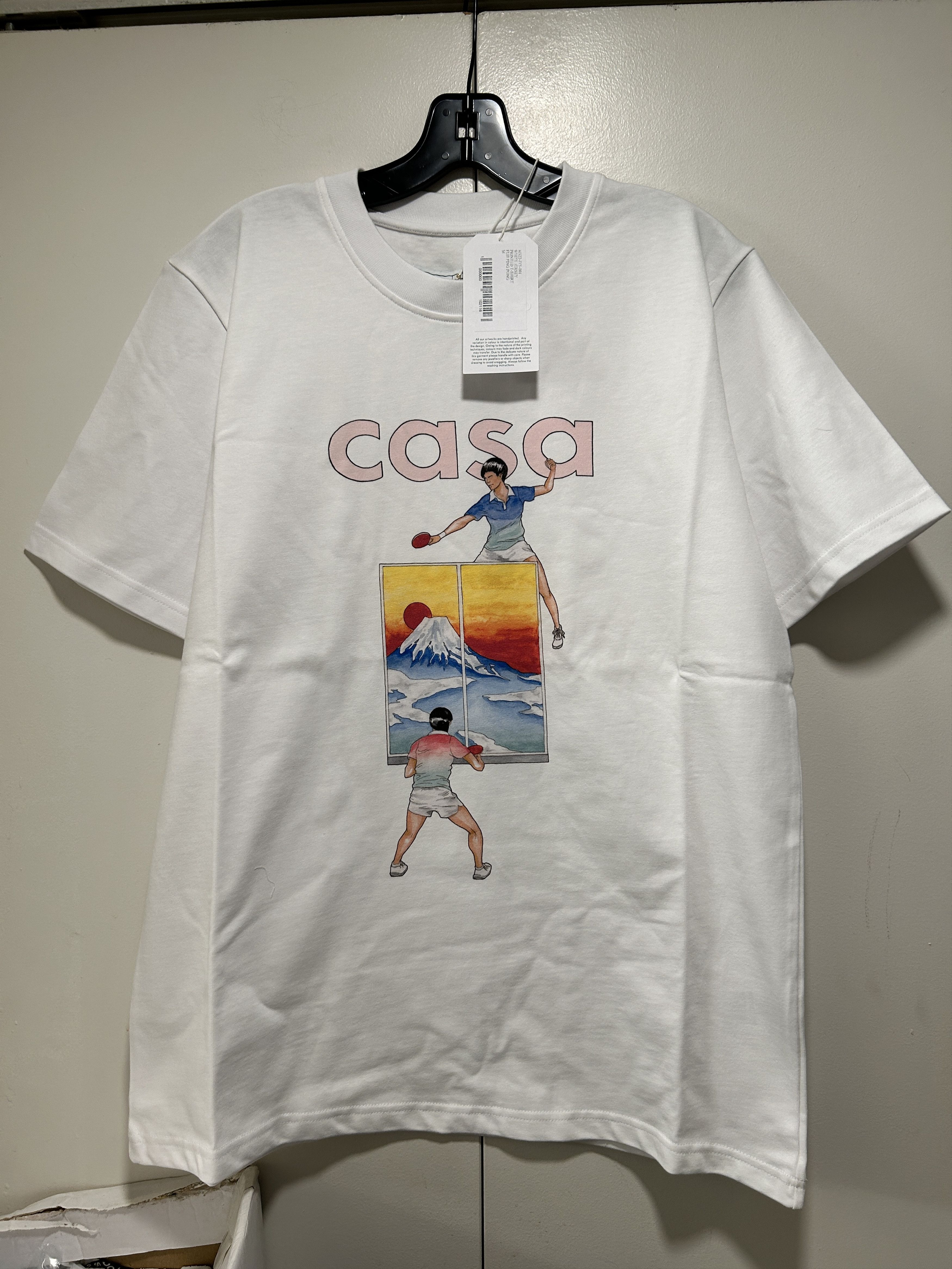 Casablanca Casablanca Printed Tee Fuji Ping Pong size Medium white Size US M / EU 48-50 / 2 - 1 Thumbnail