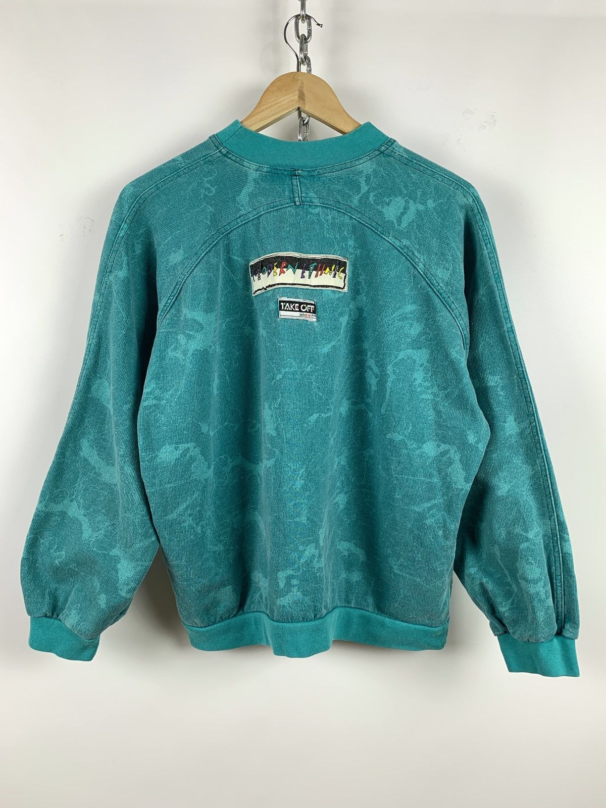 Adidas 90s Vintage Adidas Take Off Women’s Modern Ethnic Sweatshirt Size US S / EU 44-46 / 1 - 4 Thumbnail