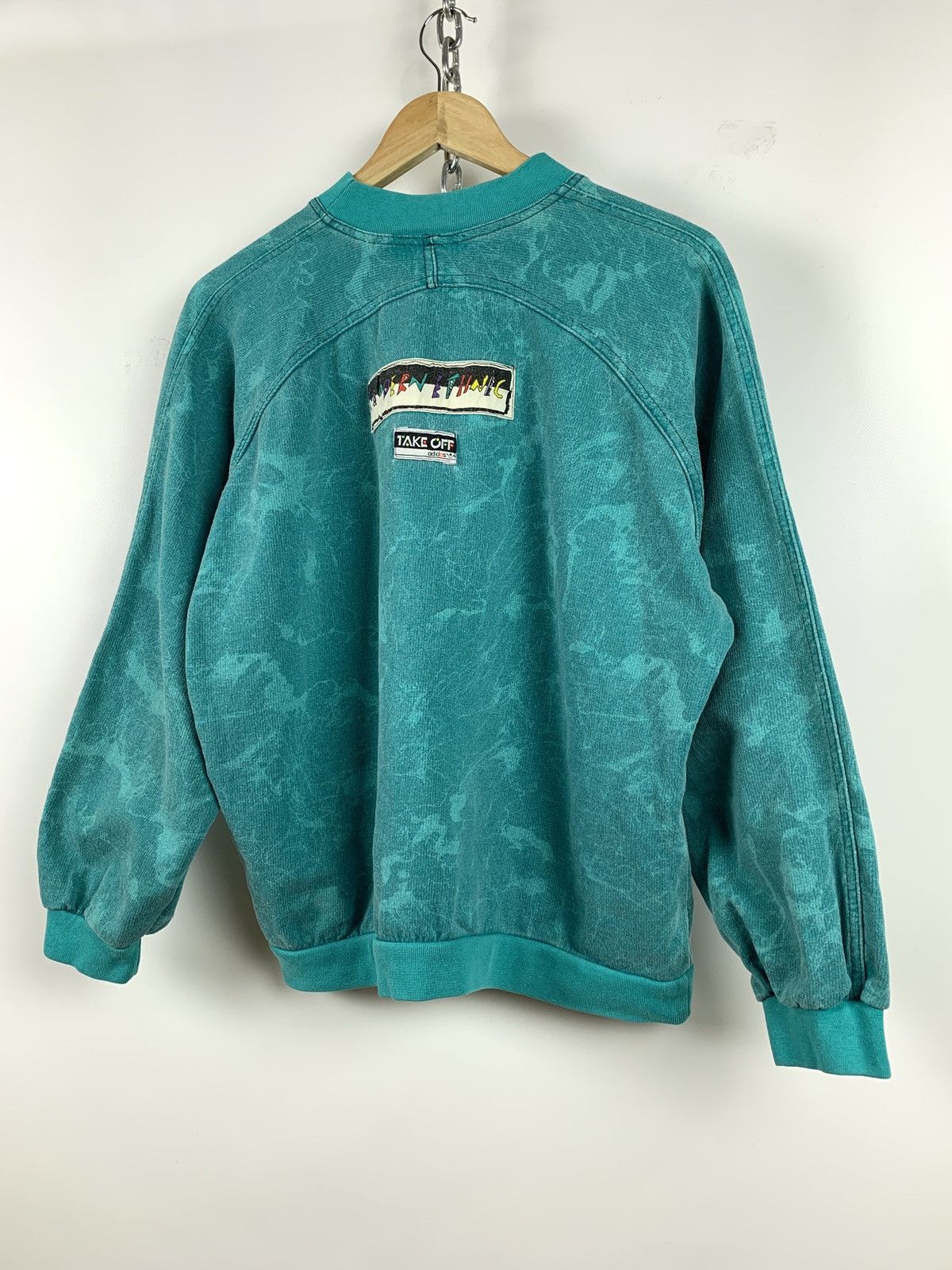 Adidas 90s Vintage Adidas Take Off Women’s Modern Ethnic Sweatshirt Size US S / EU 44-46 / 1 - 8 Thumbnail