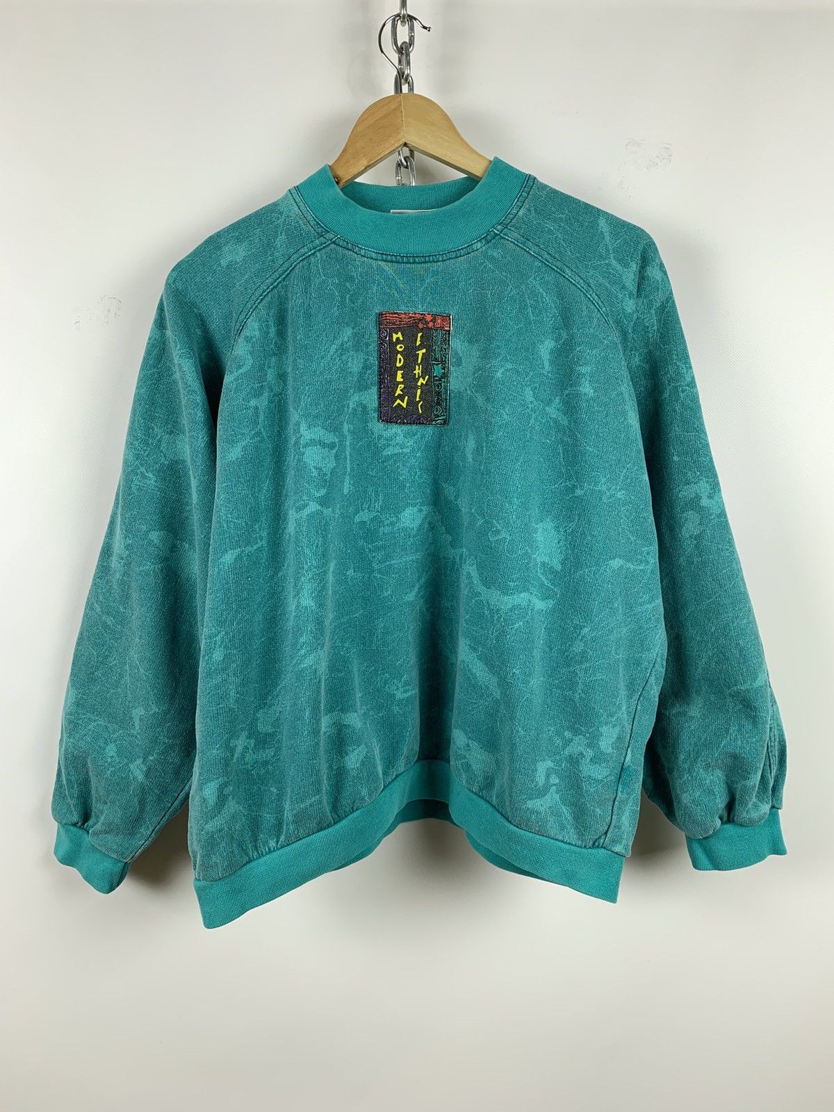 Adidas 90s Vintage Adidas Take Off Women’s Modern Ethnic Sweatshirt Size US S / EU 44-46 / 1 - 3 Thumbnail