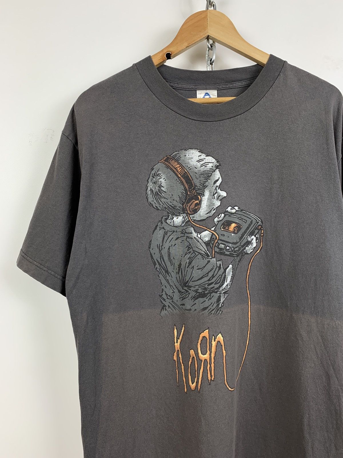 Band Tees Vintage Korn Follow The Leader Fader Grey T-Shirt Size US L / EU 52-54 / 3 - 3 Thumbnail