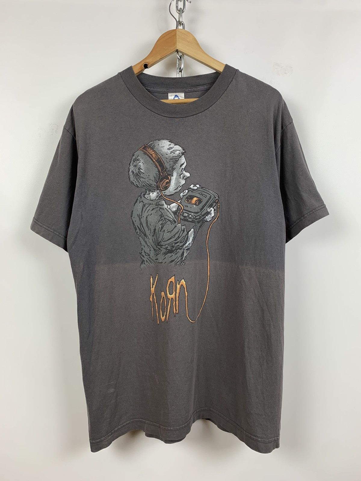 Band Tees Vintage Korn Follow The Leader Fader Grey T-Shirt Size US L / EU 52-54 / 3 - 1 Thumbnail