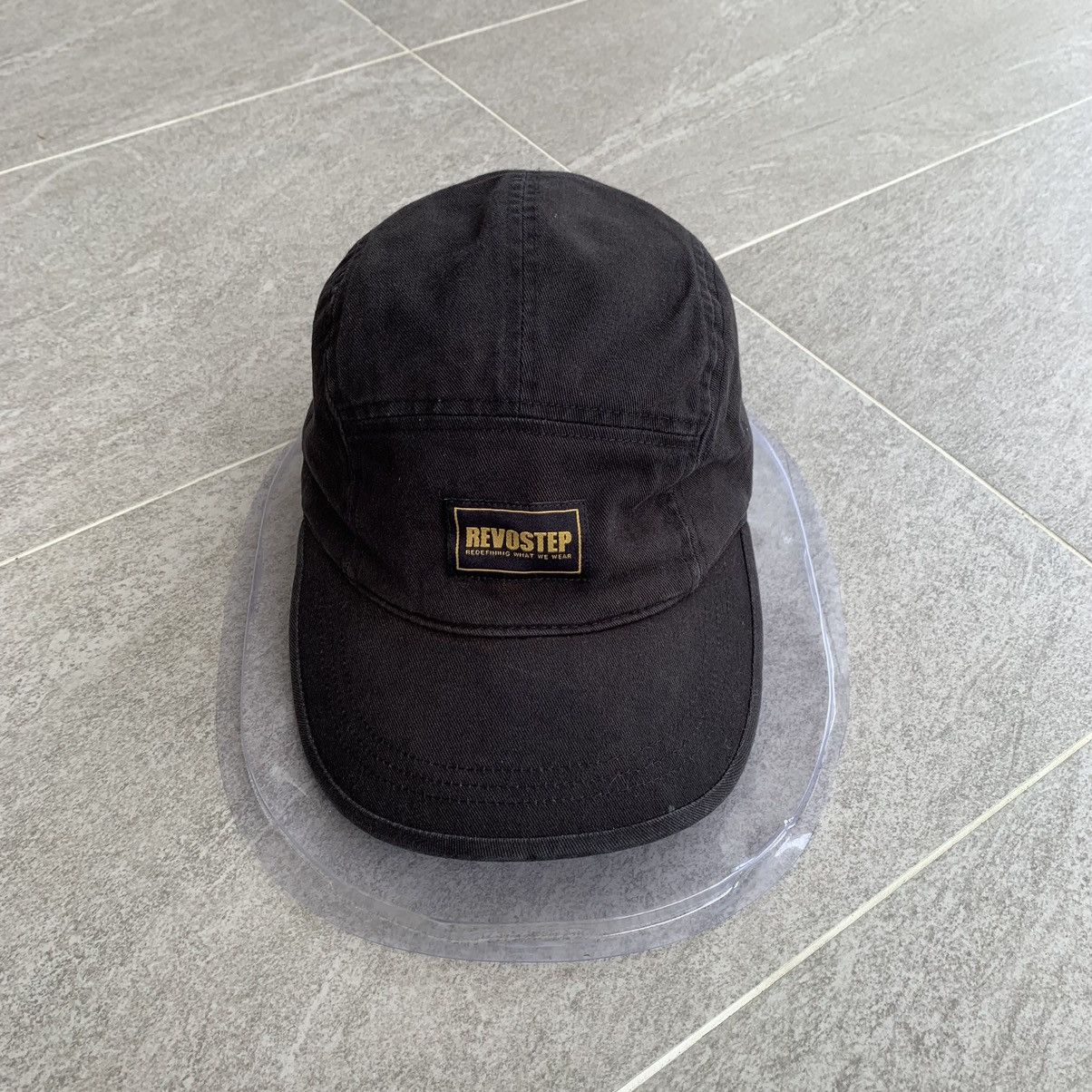REVOSTEP 5 panel cap spell out small logo.. korea brand