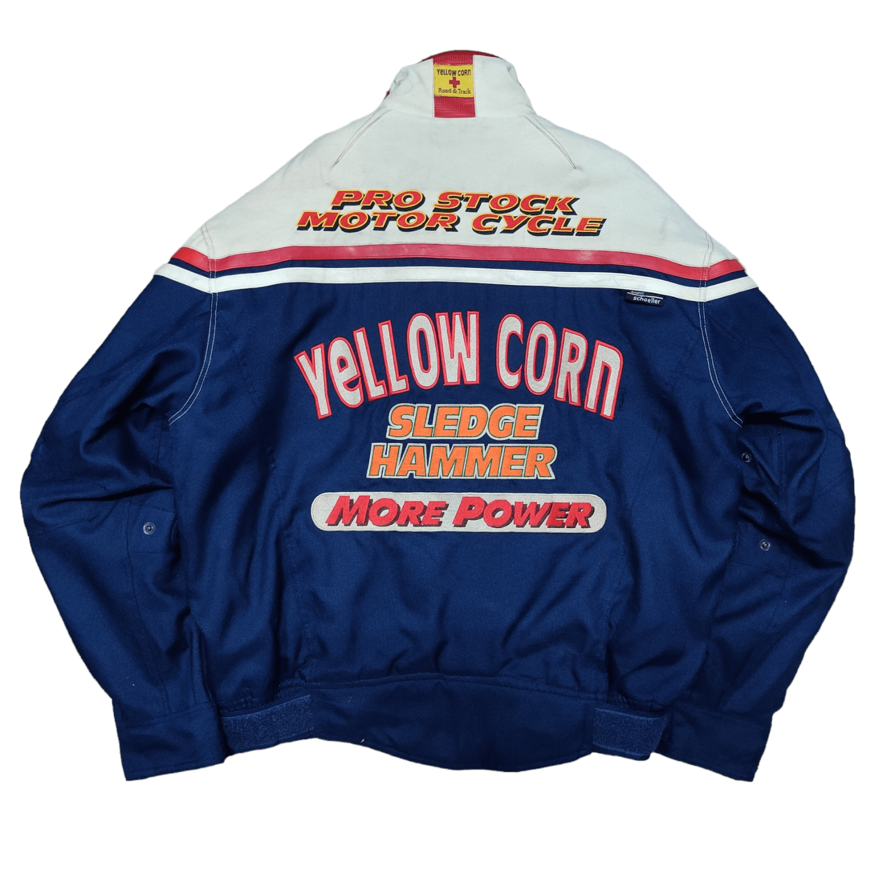 YELLOW CORN Vtg 90's Yellow Corn 76 Lubricant Racing Motor Cyle Jacket Size US L / EU 52-54 / 3 - 16 Thumbnail