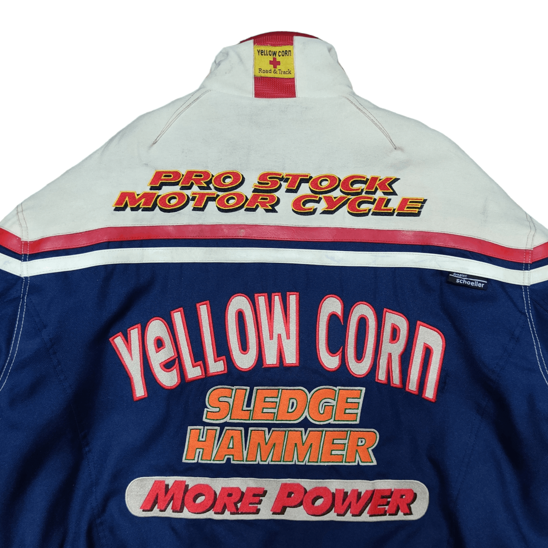 YELLOW CORN Vtg 90's Yellow Corn 76 Lubricant Racing Motor Cyle Jacket Size US L / EU 52-54 / 3 - 17 Thumbnail
