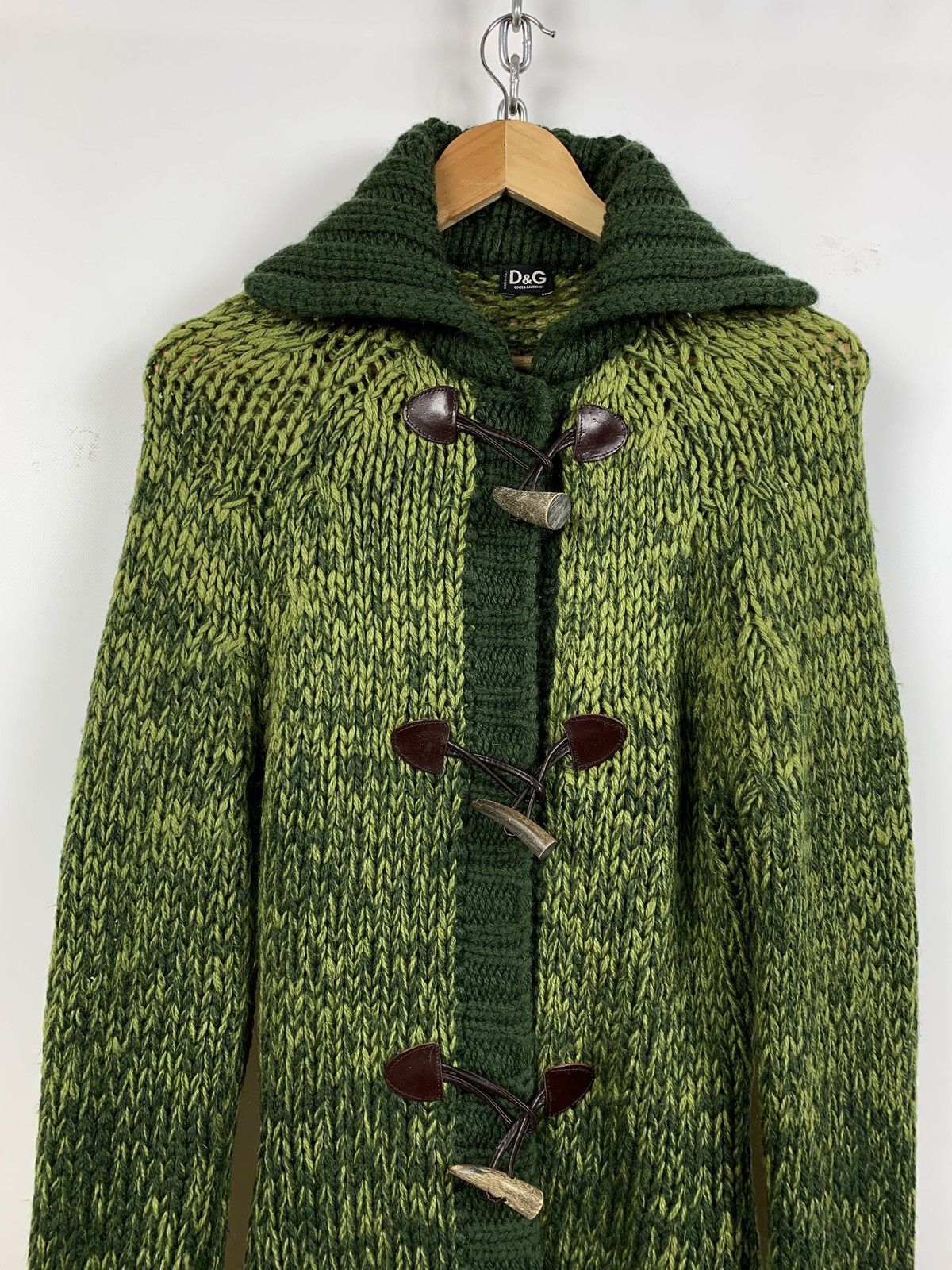 Dolce & Gabbana Vintage Dolce&Gabbana Women’s Wool/Mohair Green Sweater Size M / US 6-8 / IT 42-44 - 4 Thumbnail