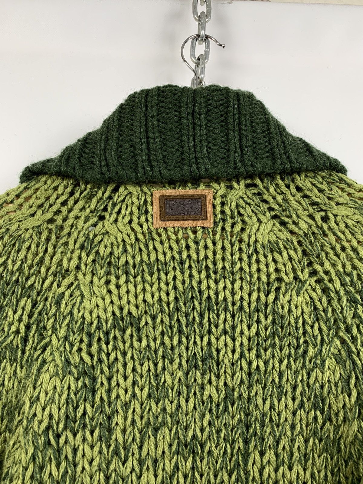 Dolce & Gabbana Vintage Dolce&Gabbana Women’s Wool/Mohair Green Sweater Size M / US 6-8 / IT 42-44 - 15 Thumbnail