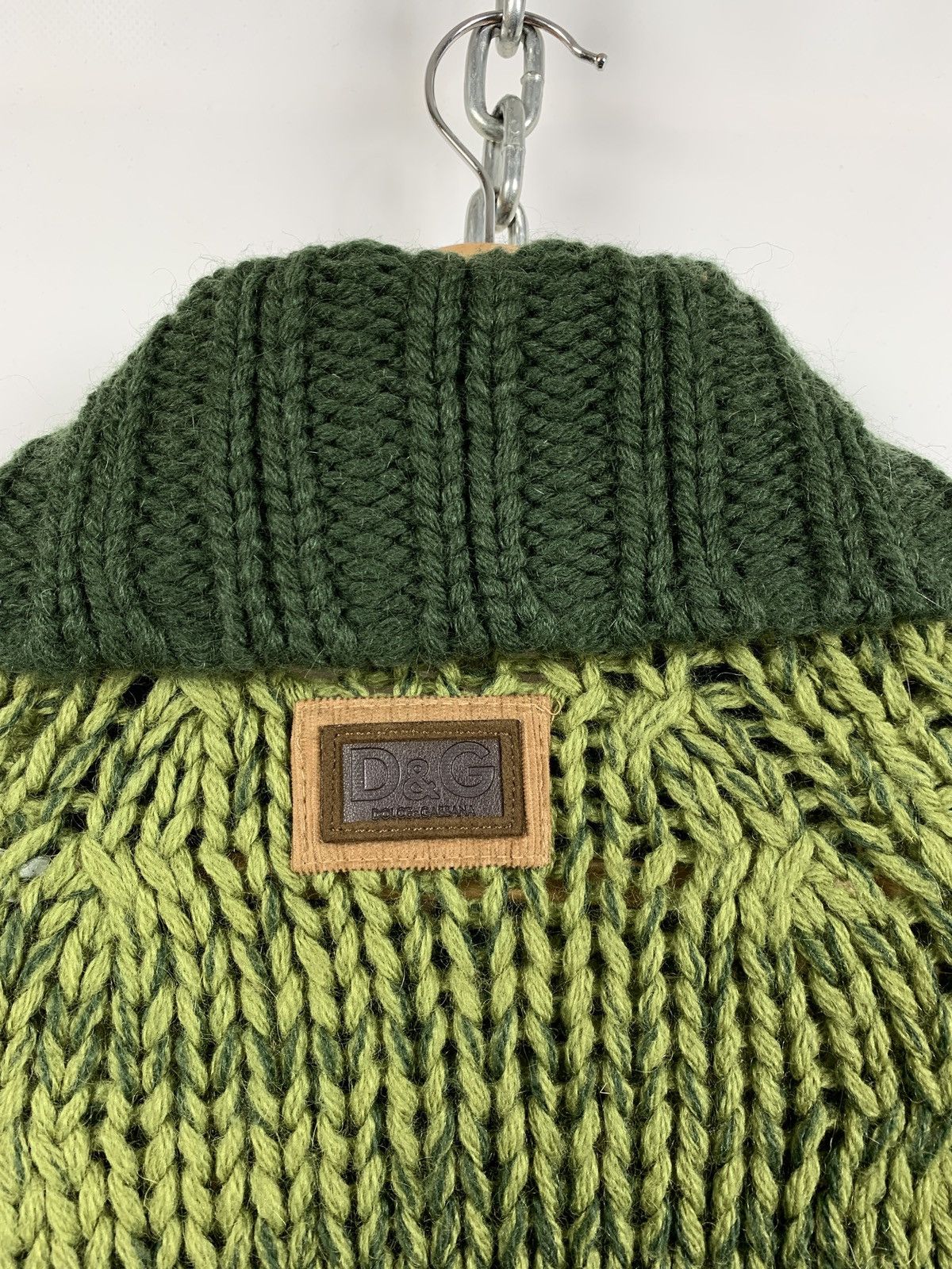 Dolce & Gabbana Vintage Dolce&Gabbana Women’s Wool/Mohair Green Sweater Size M / US 6-8 / IT 42-44 - 16 Thumbnail