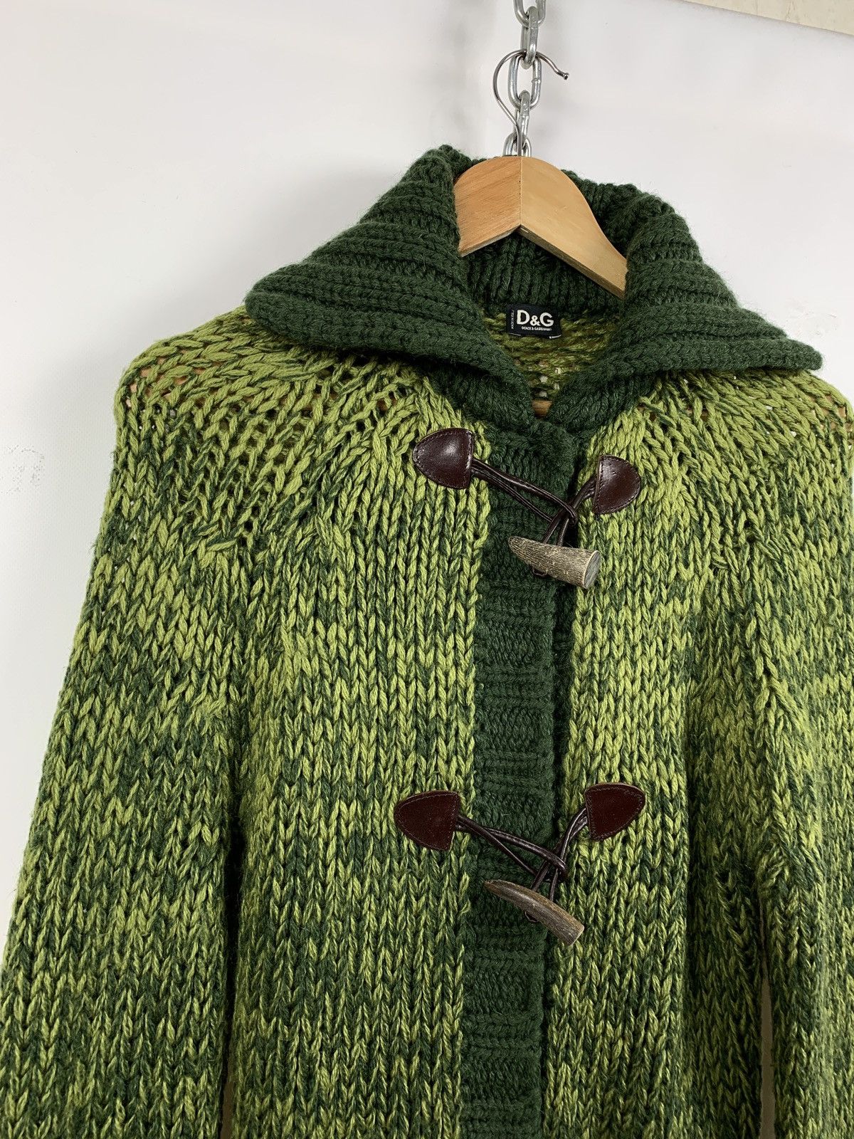 Dolce & Gabbana Vintage Dolce&Gabbana Women’s Wool/Mohair Green Sweater Size M / US 6-8 / IT 42-44 - 6 Thumbnail
