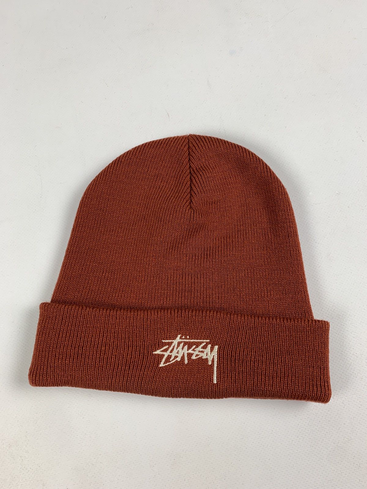Stussy 90s Vintage Stussy Embroidered Logo Orange Hat Made In USA Size ONE SIZE - 2 Thumbnail