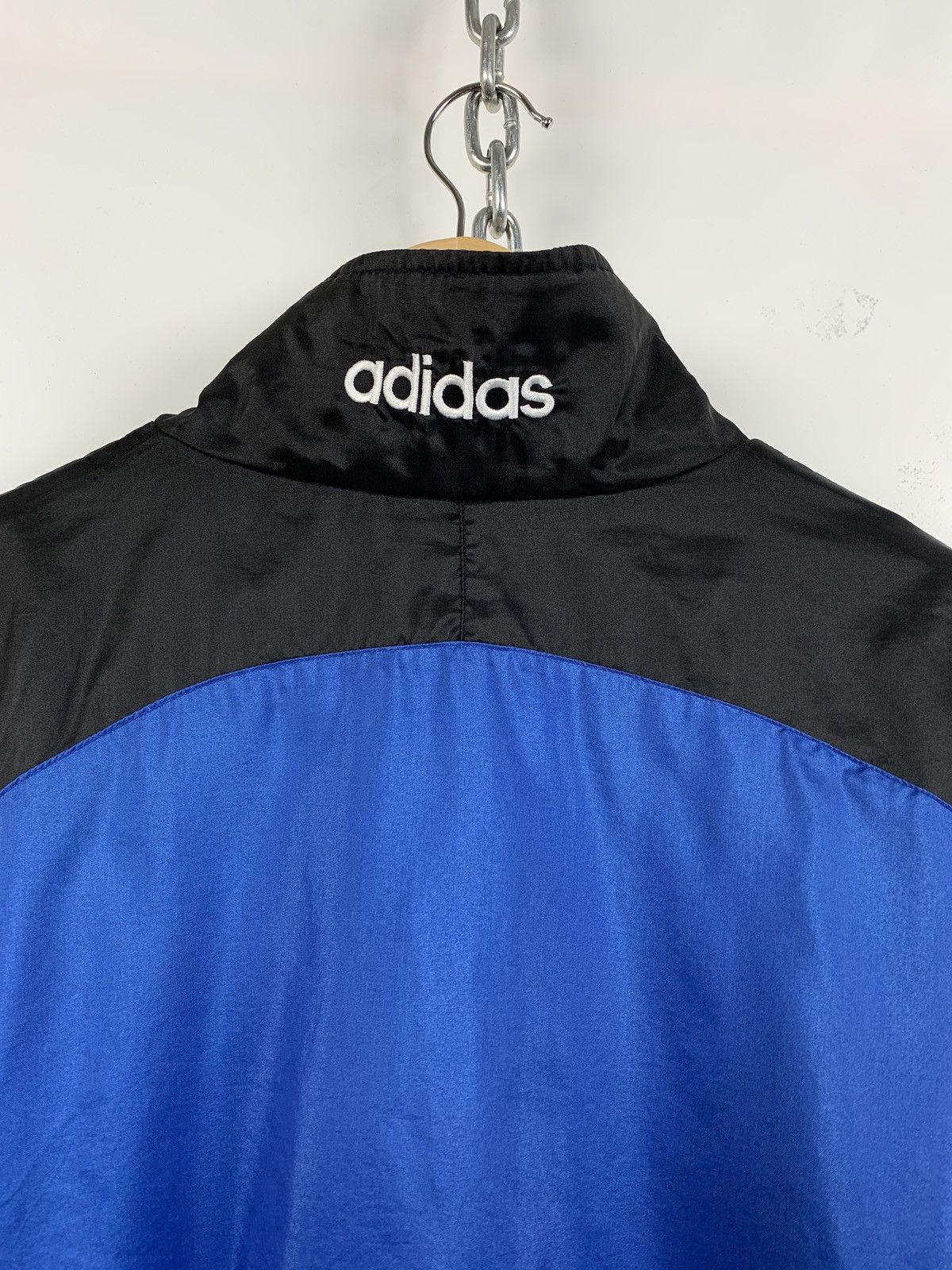Adidas 90s Vintage Adidas Tracksuit Navy Blue Jacket + Pants Size US L / EU 52-54 / 3 - 7 Thumbnail