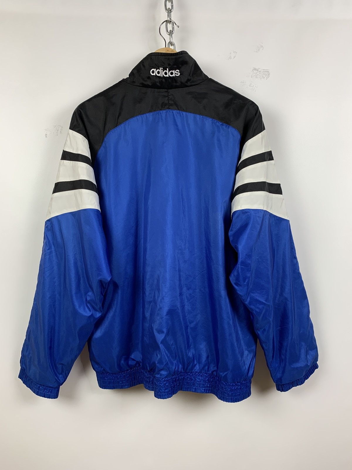 Adidas 90s Vintage Adidas Tracksuit Navy Blue Jacket + Pants Size US L / EU 52-54 / 3 - 4 Thumbnail