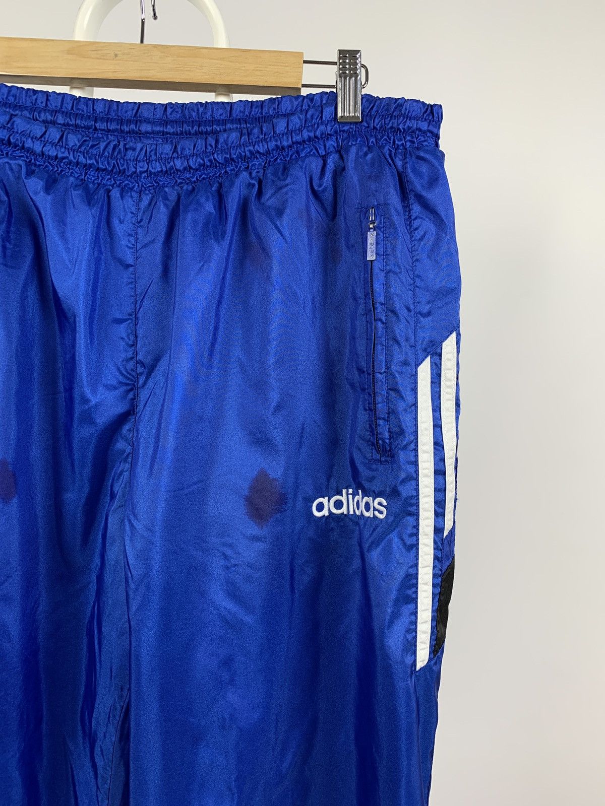 Adidas 90s Vintage Adidas Tracksuit Navy Blue Jacket + Pants Size US L / EU 52-54 / 3 - 15 Thumbnail