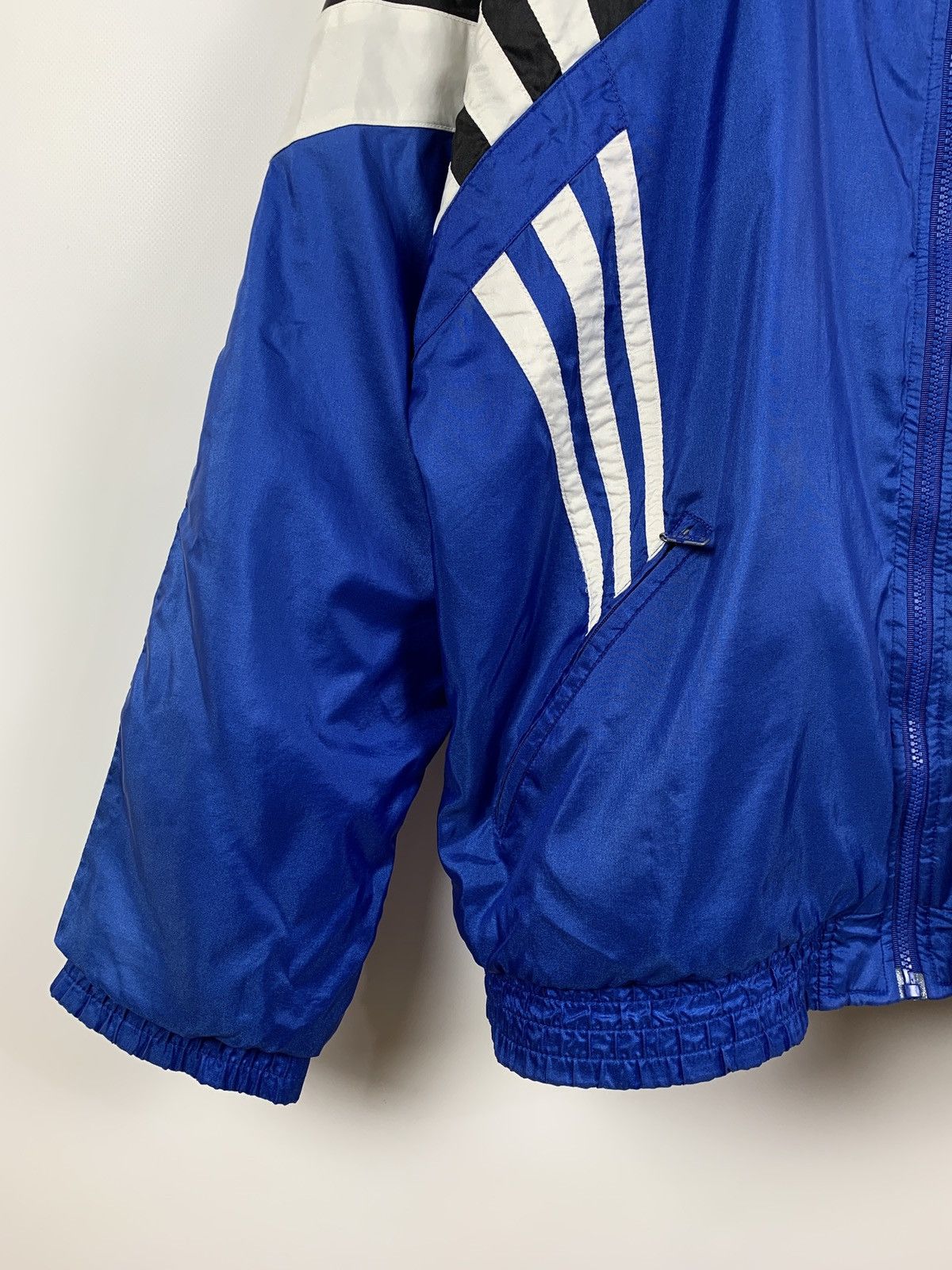Adidas 90s Vintage Adidas Tracksuit Navy Blue Jacket + Pants Size US L / EU 52-54 / 3 - 9 Thumbnail