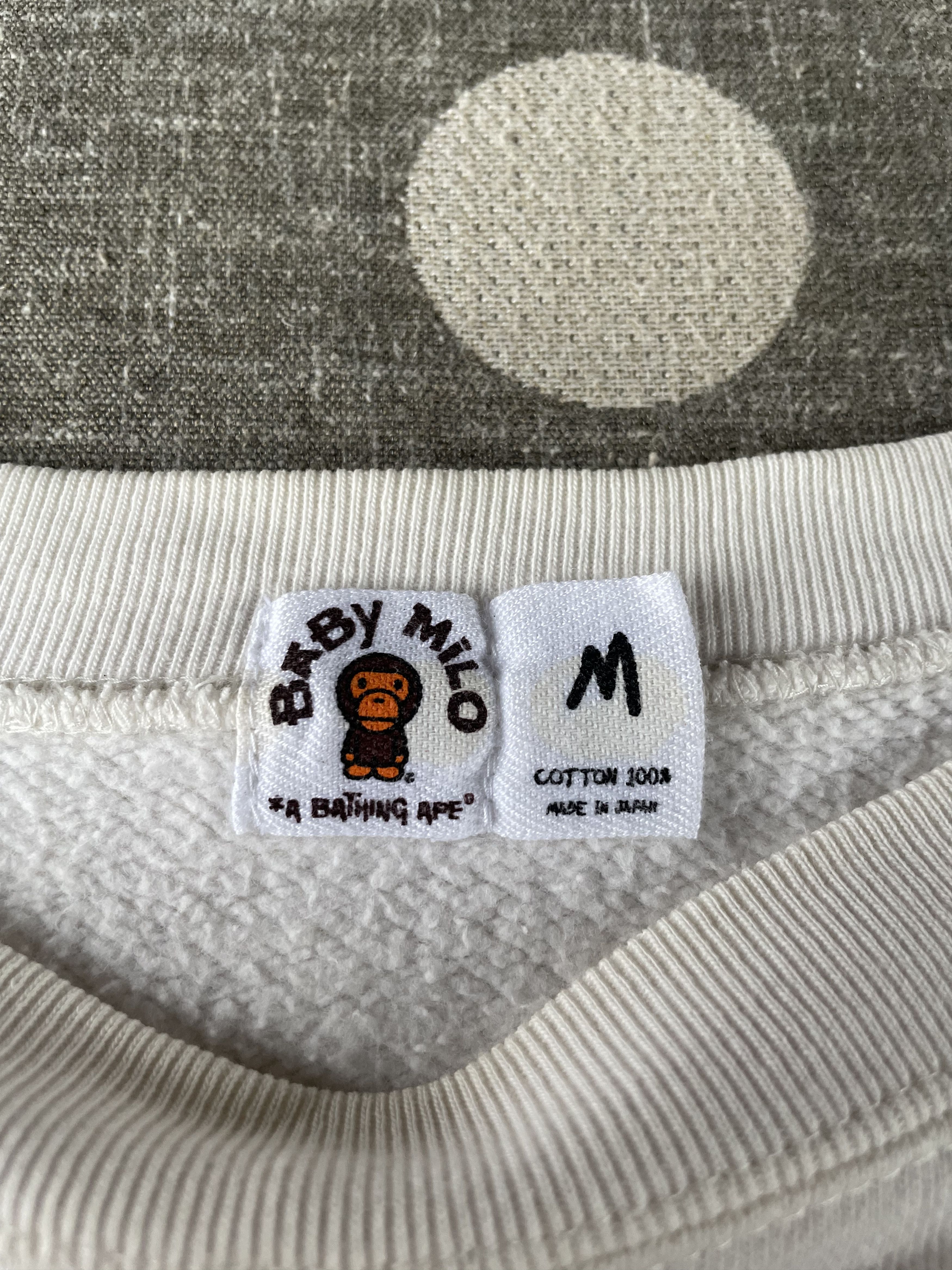 Bape Baby Milo Crewneck Size US M / EU 48-50 / 2 - 9 Thumbnail