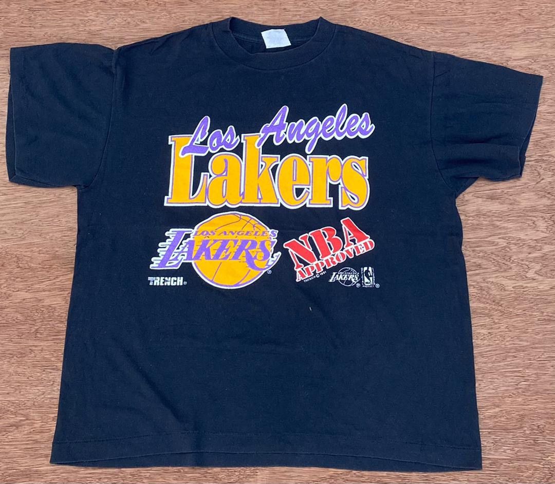 NBA × Vintage vintage tee LA Lakers ( A 19 ) Size US L / EU 52-54 / 3 - 1 Thumbnail