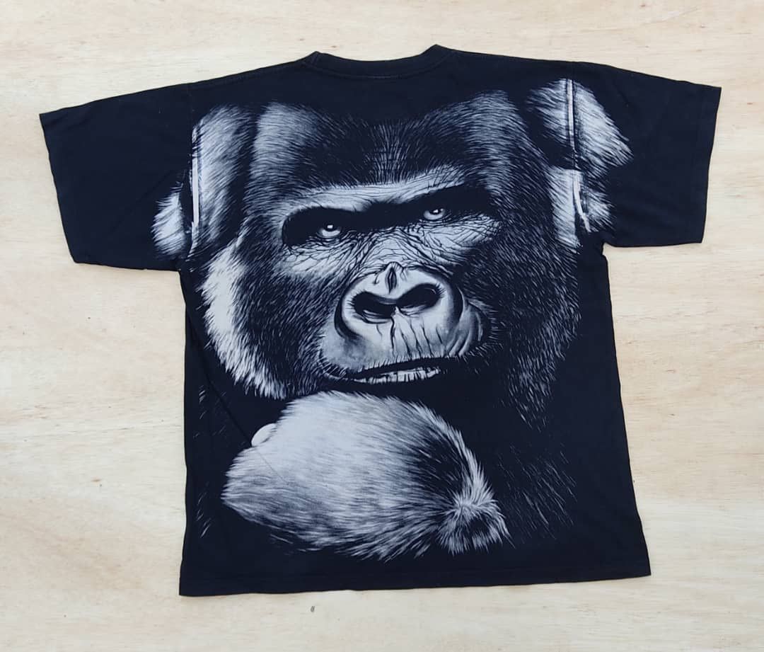 Vintage Vintage Gorilla King Kong overprint Size US XL / EU 56 / 4 - 3 Thumbnail