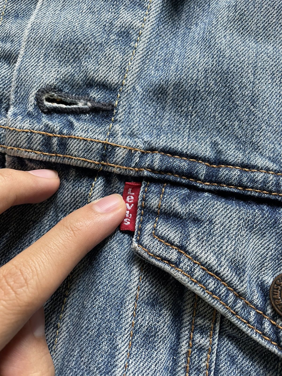 Levi's × Levi's Made & Crafted Levi’s Light Wash Denim Jacket Size US M / EU 48-50 / 2 - 2 Thumbnail
