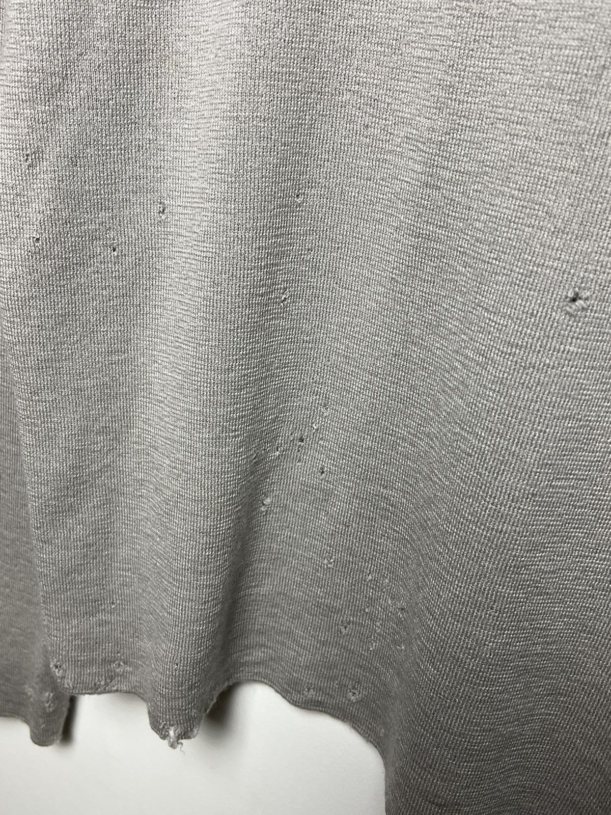 Stone Island Stone Island y2k trashed wool sweater m-l Size US M / EU 48-50 / 2 - 8 Thumbnail