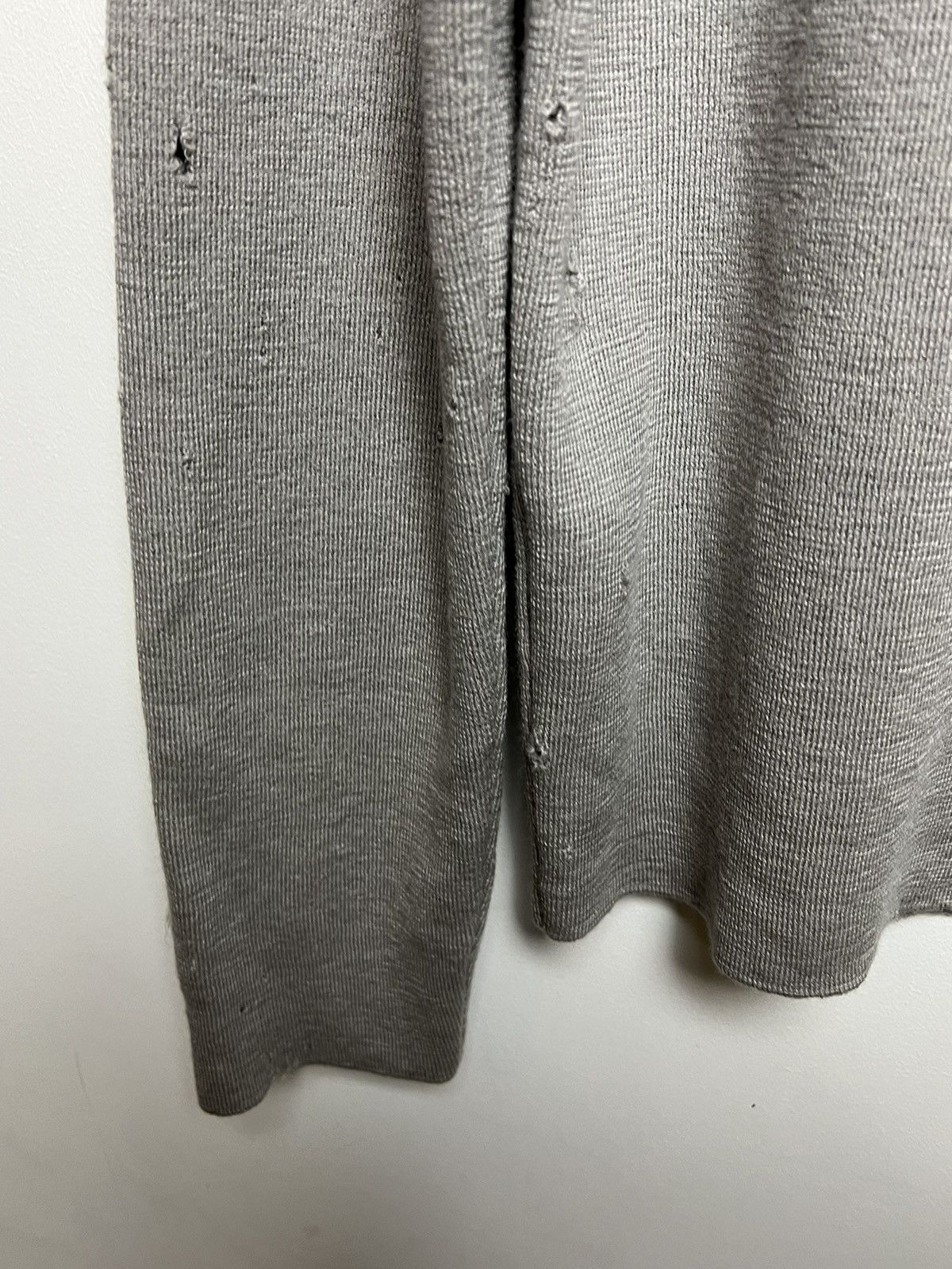 Stone Island Stone Island y2k trashed wool sweater m-l Size US M / EU 48-50 / 2 - 14 Thumbnail