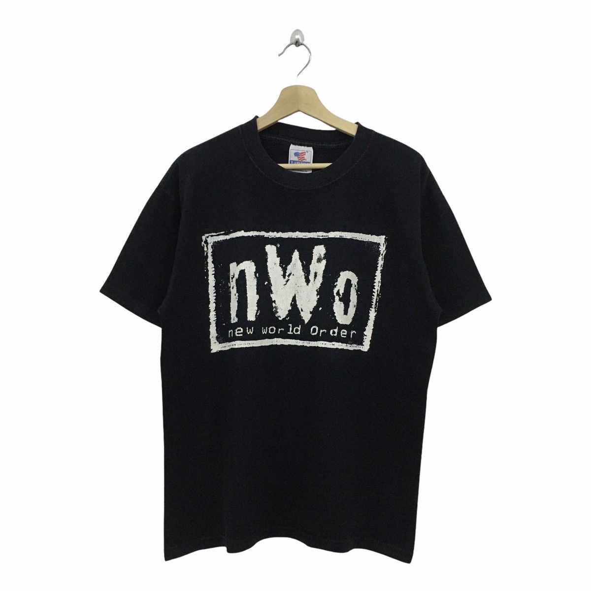 Vintage 90s wwf wwe high quality nwo new world order wrestling promo t shirt men xl