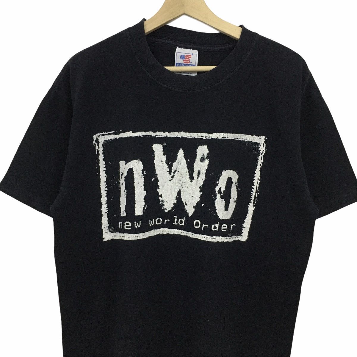 Vintage × WCW/nWo × WWF Rare Vintage NWO New World Order Wrestling Tee Size US L / EU 52-54 / 3 - 3 Thumbnail