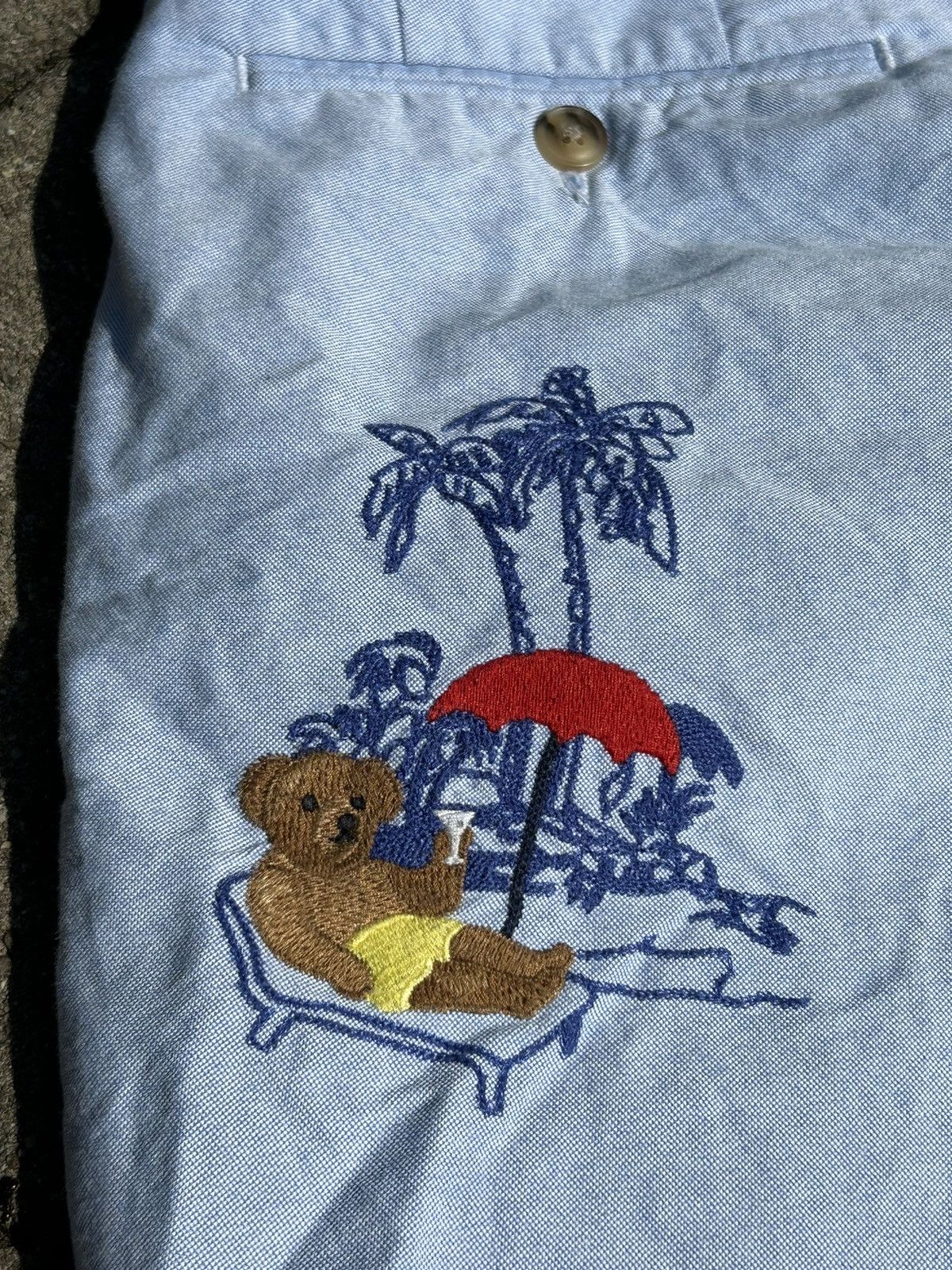 Polo Ralph Lauren Vintage Polo Bear Shorts Embroidered Size US 34 / EU 50 - 10 Thumbnail