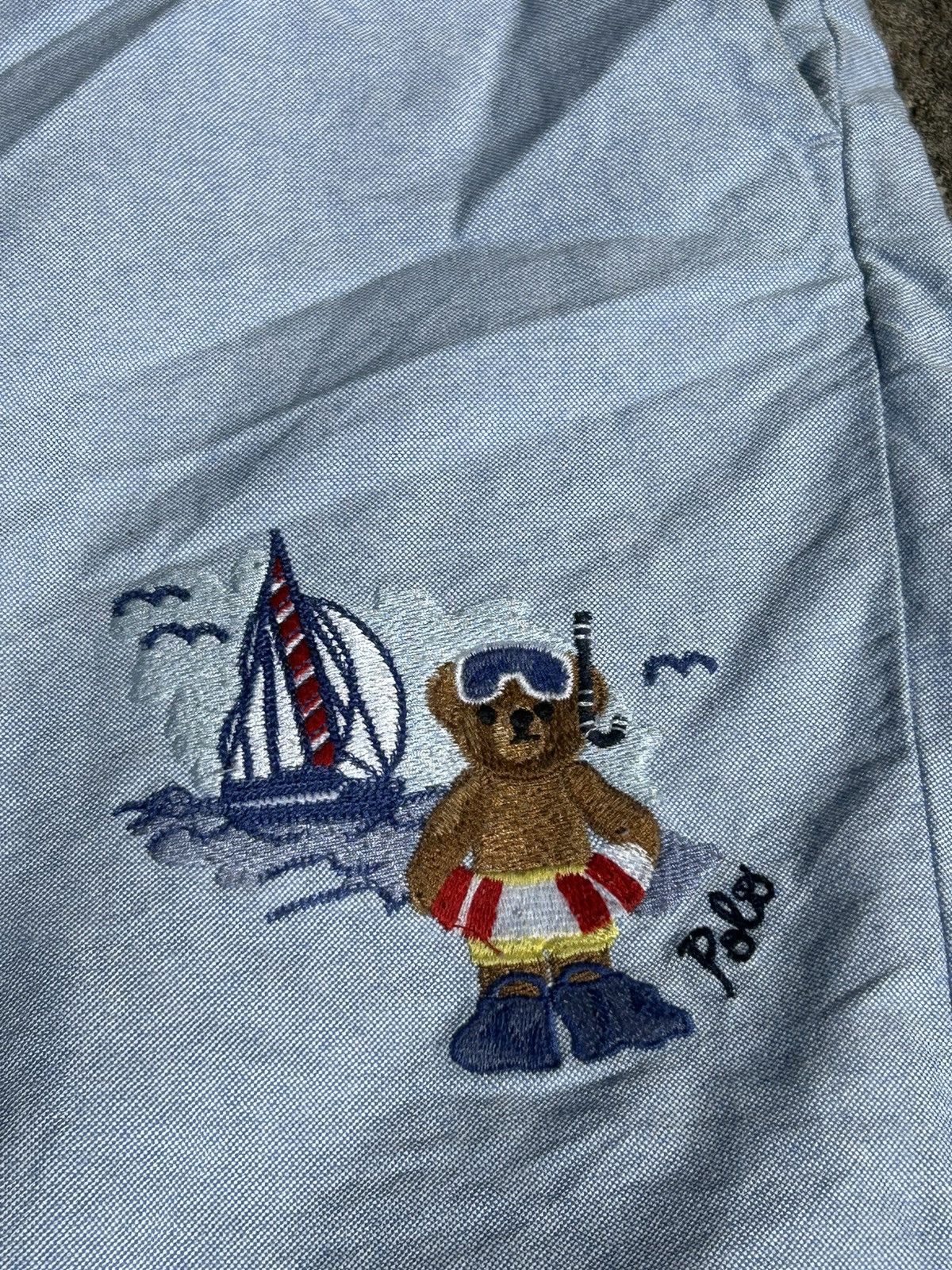 Polo Ralph Lauren Vintage Polo Bear Shorts Embroidered Size US 34 / EU 50 - 9 Thumbnail