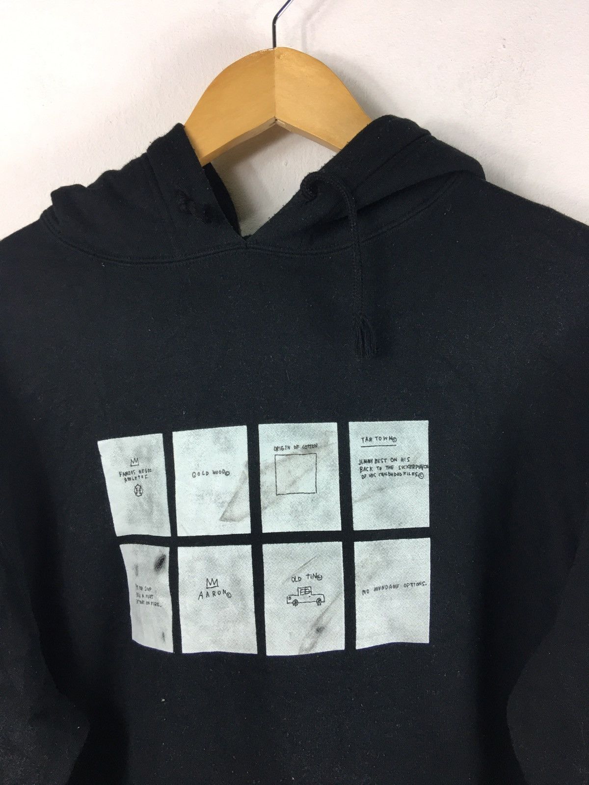 Japanese Brand Jean michel basquiat hoodies Size US L / EU 52-54 / 3 - 3 Thumbnail