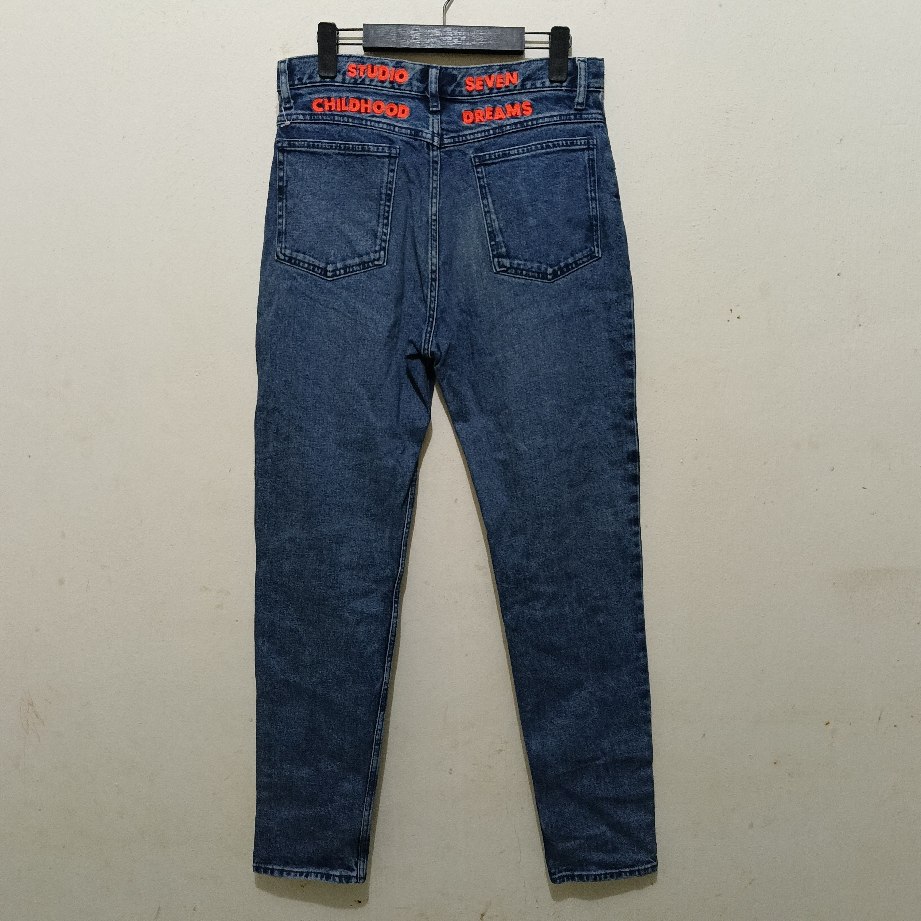 GU × Japanese Brand × Studio Seven Studio Seven Childhood Dream Stretchable Jeans Denim Size US 33 - 1 Thumbnail
