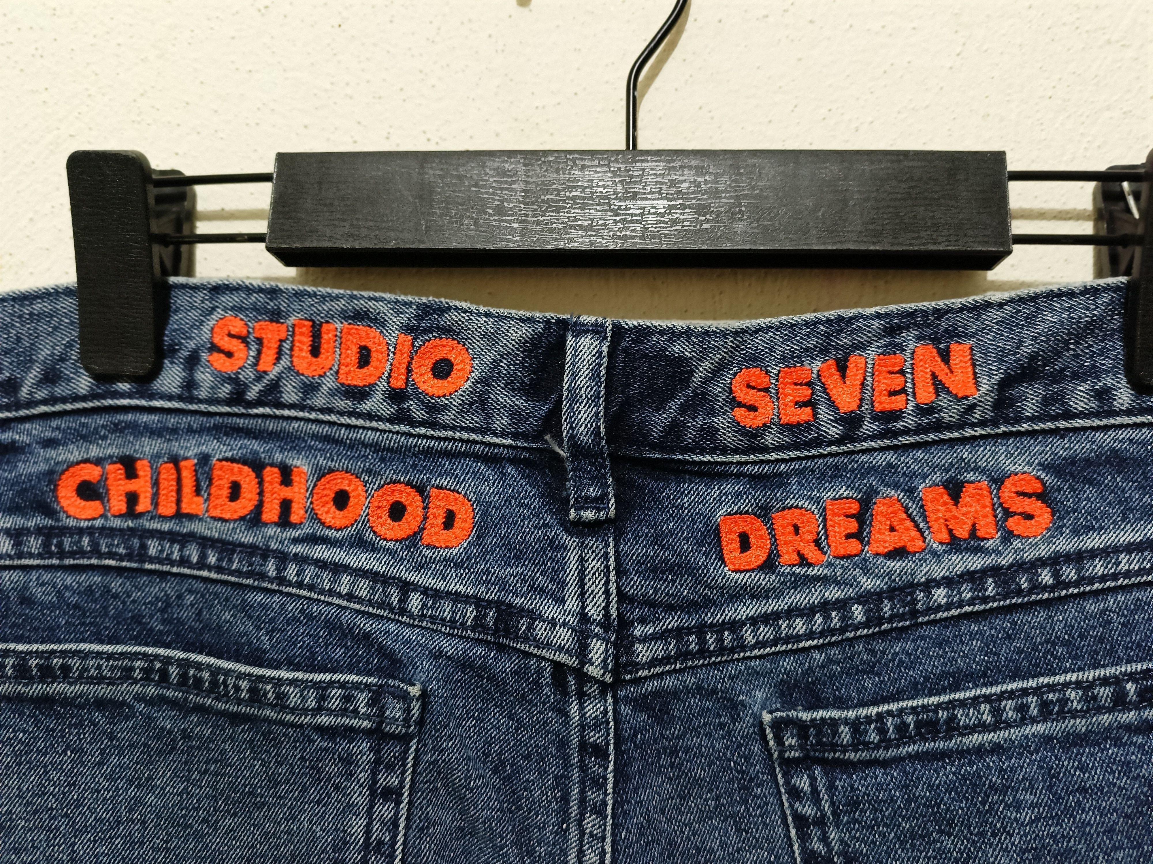 GU × Japanese Brand × Studio Seven Studio Seven Childhood Dream Stretchable Jeans Denim Size US 33 - 2 Thumbnail