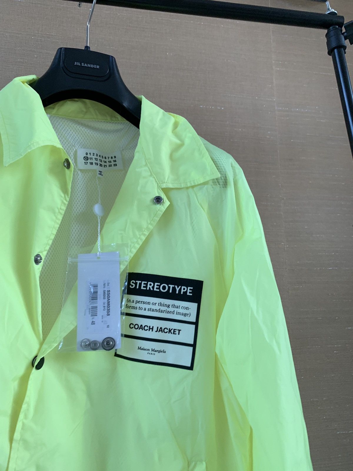 Maison Margiela Coach Stereotype Jacket in Highlighter Yellow Size US M / EU 48-50 / 2 - 5 Thumbnail